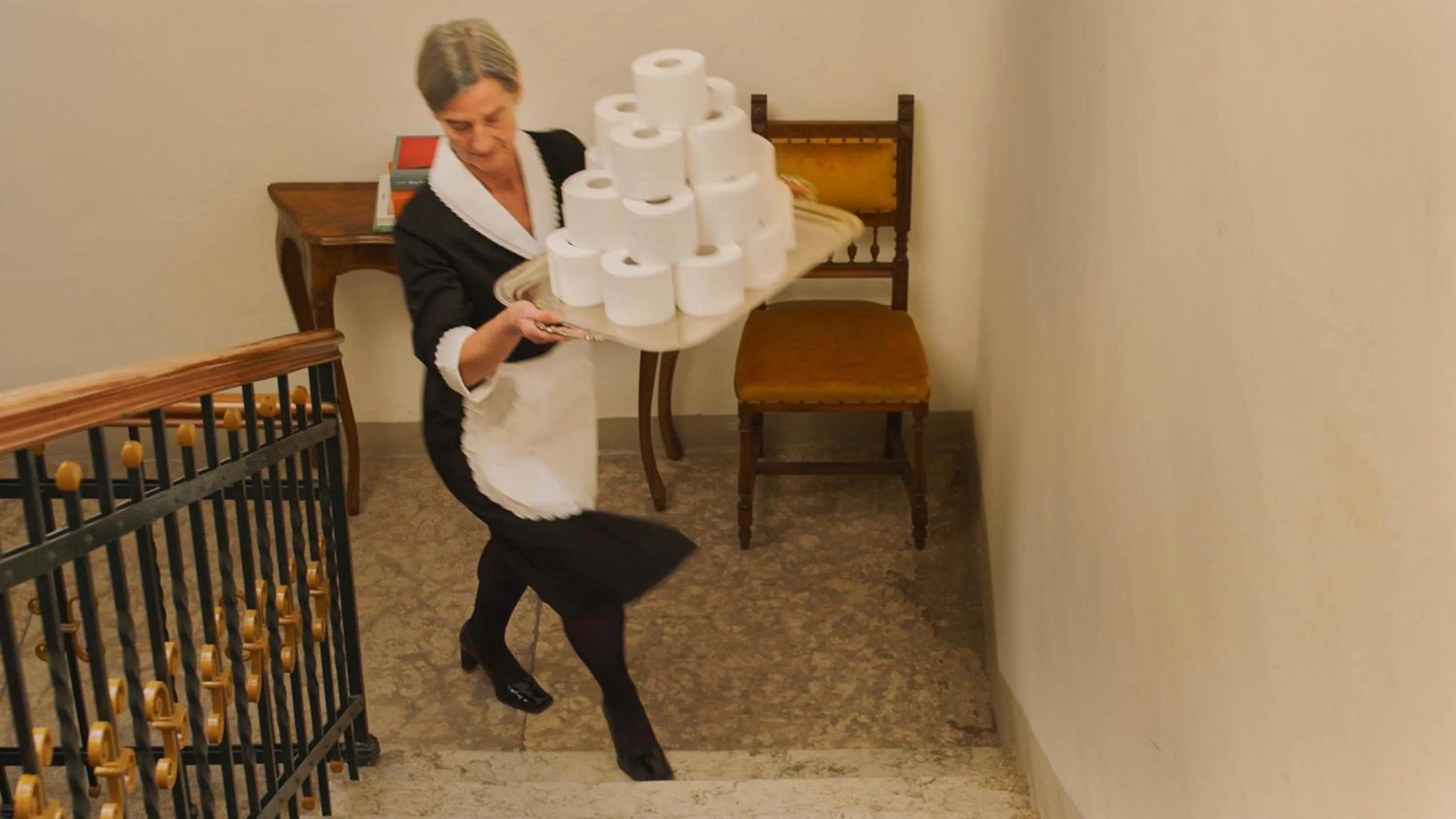 Text overlay in Weisses Rössl