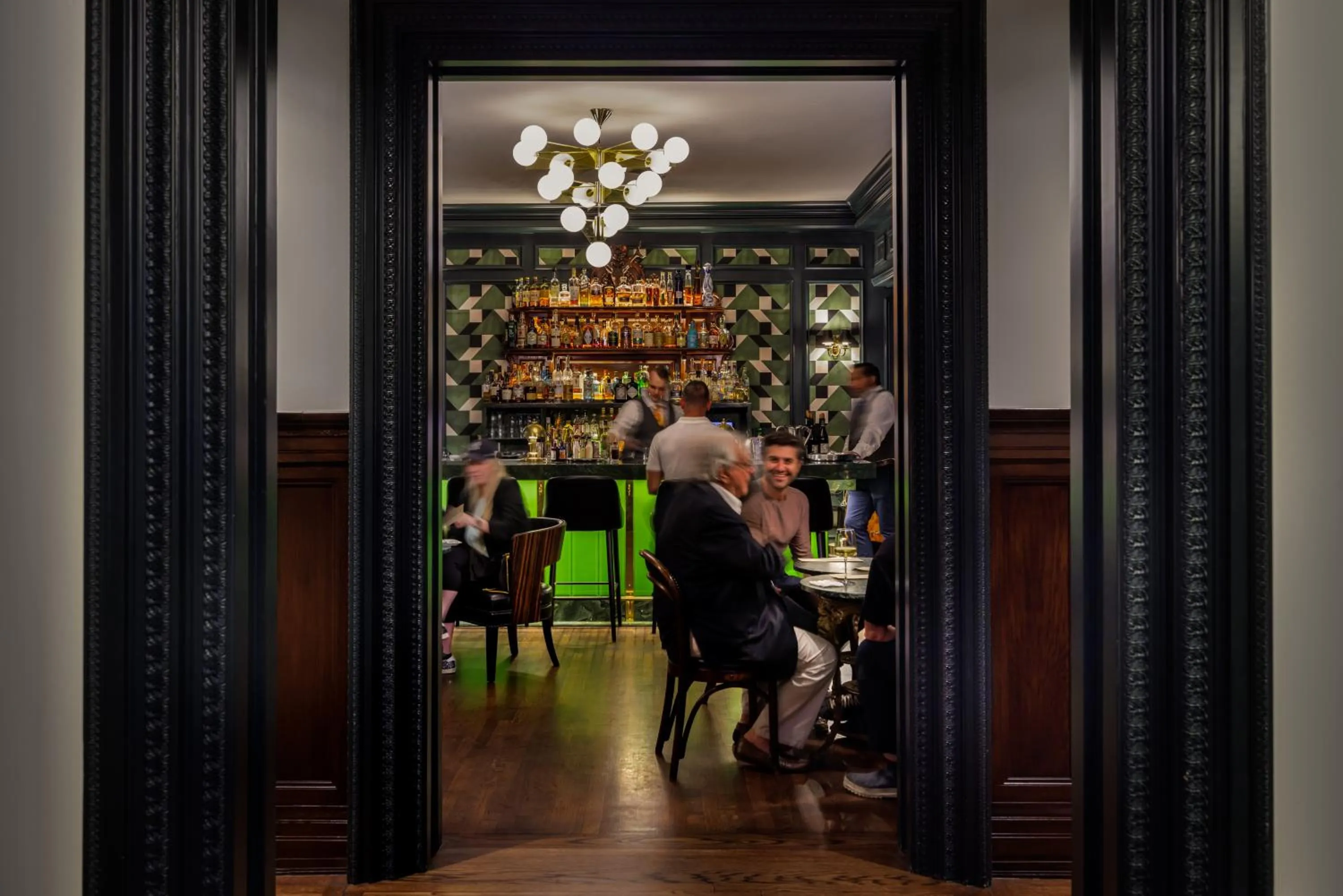 Lounge or bar in La Colombe d'Or Hotel