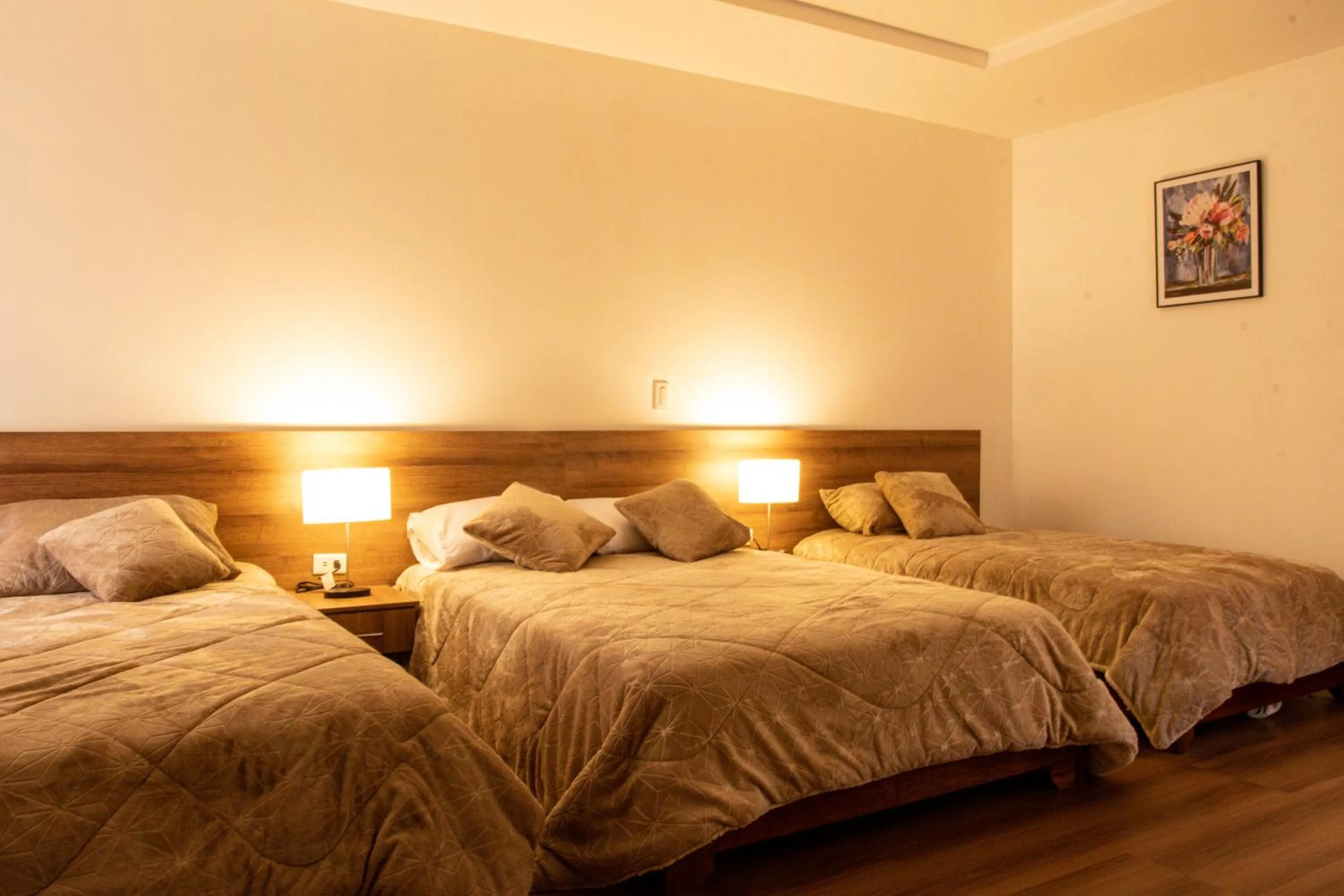 Bed in Hotel San Benito Cuenca