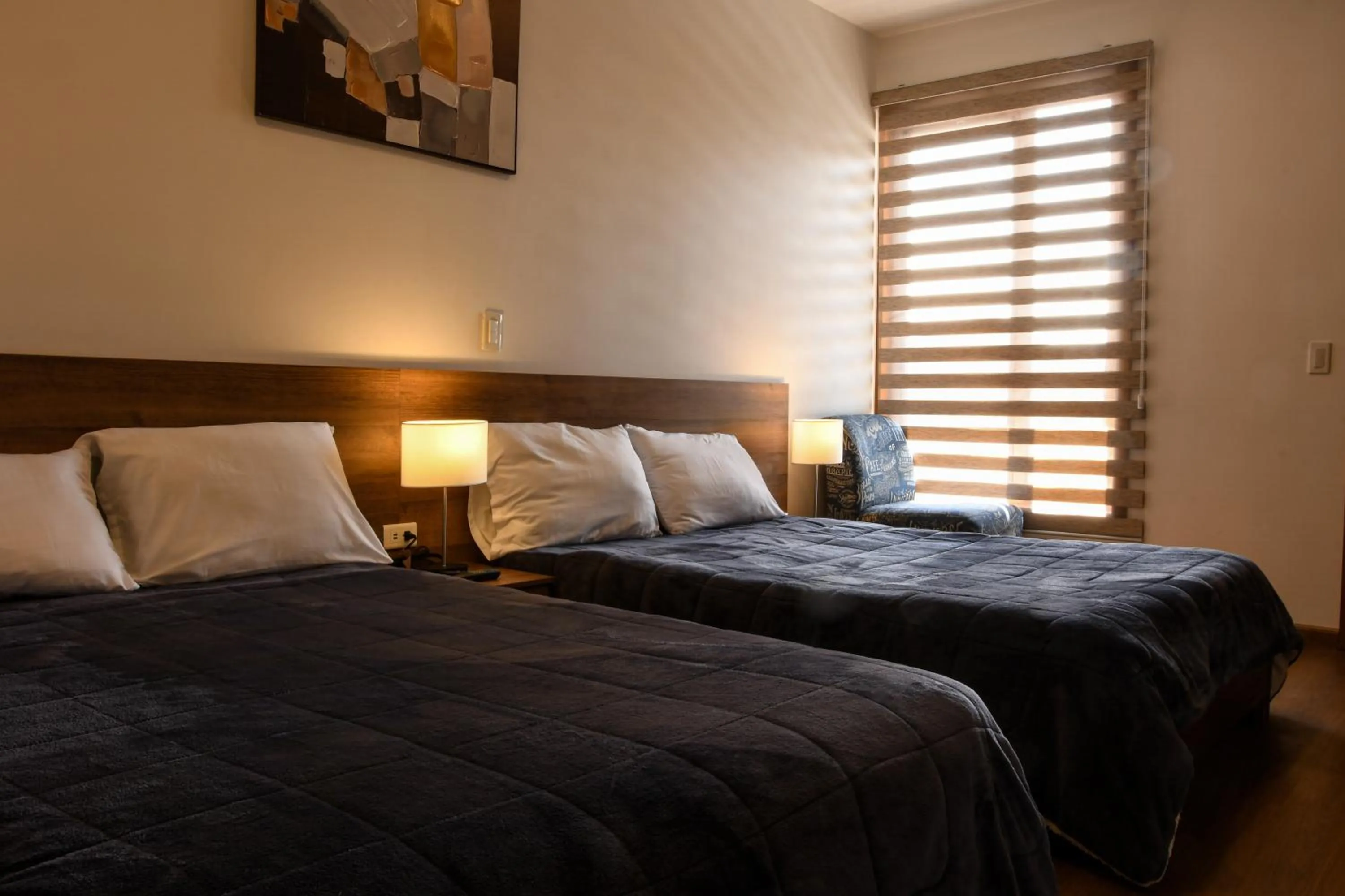Bed in Hotel San Benito Cuenca