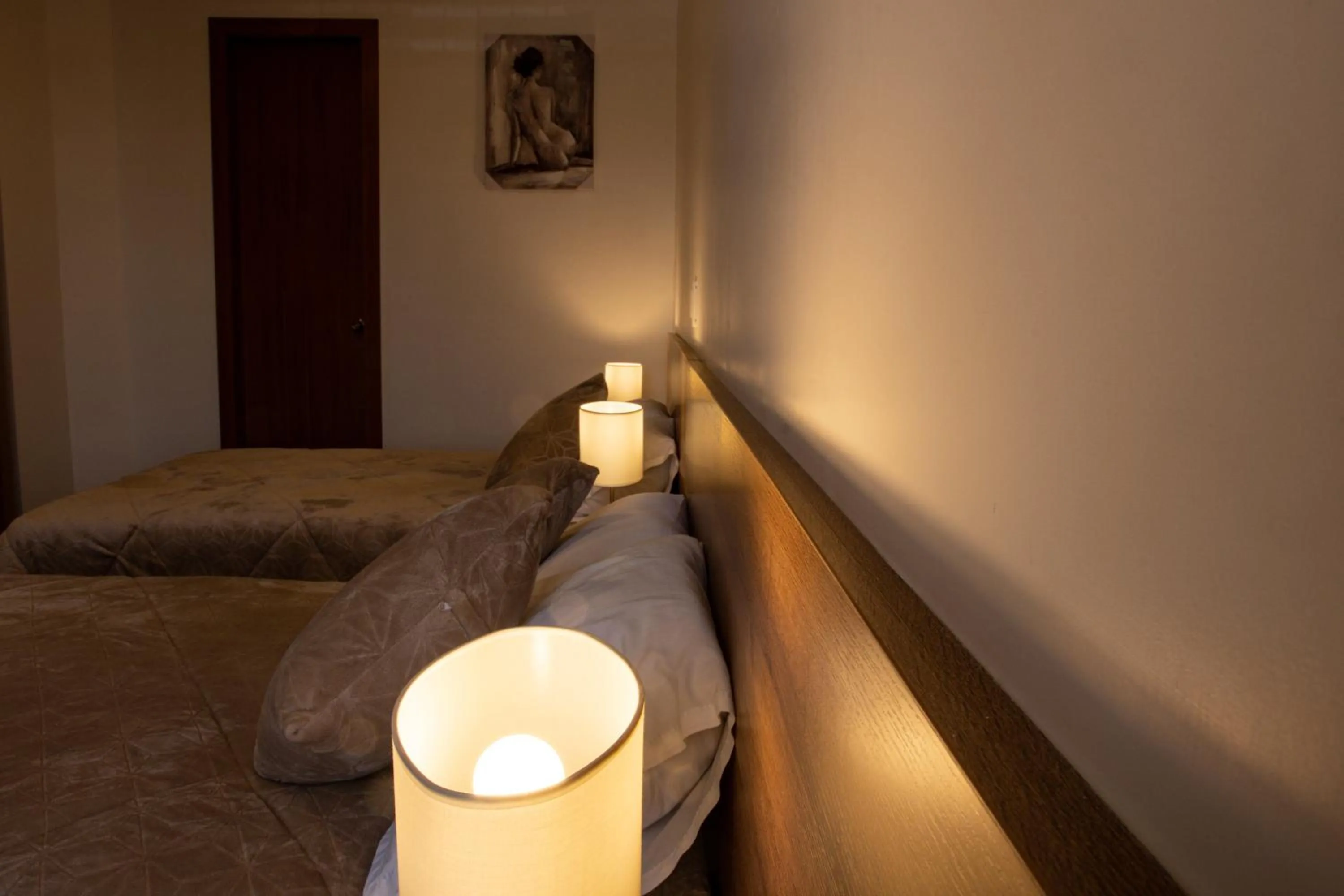 Bed in Hotel San Benito Cuenca