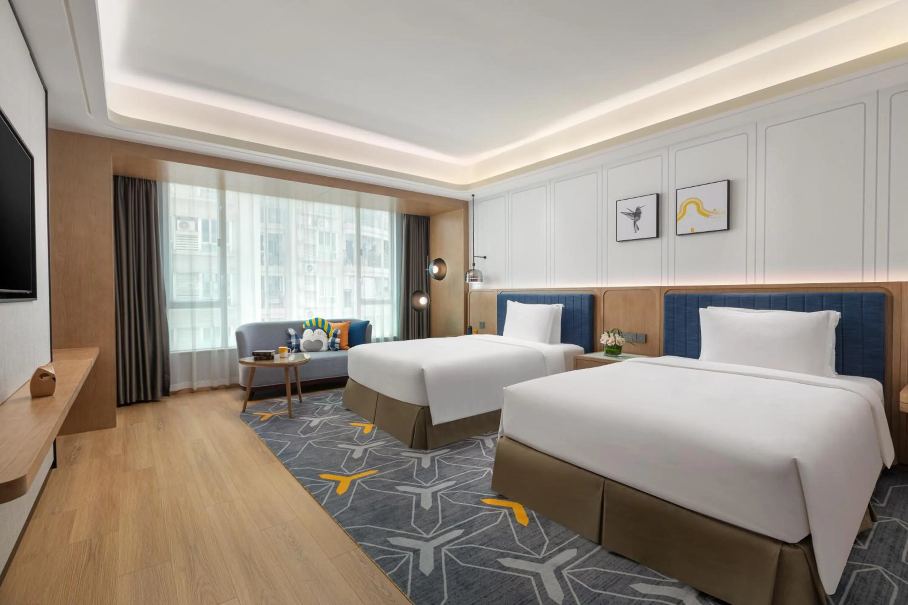 Bed in voco Guangzhou Shifu by IHG