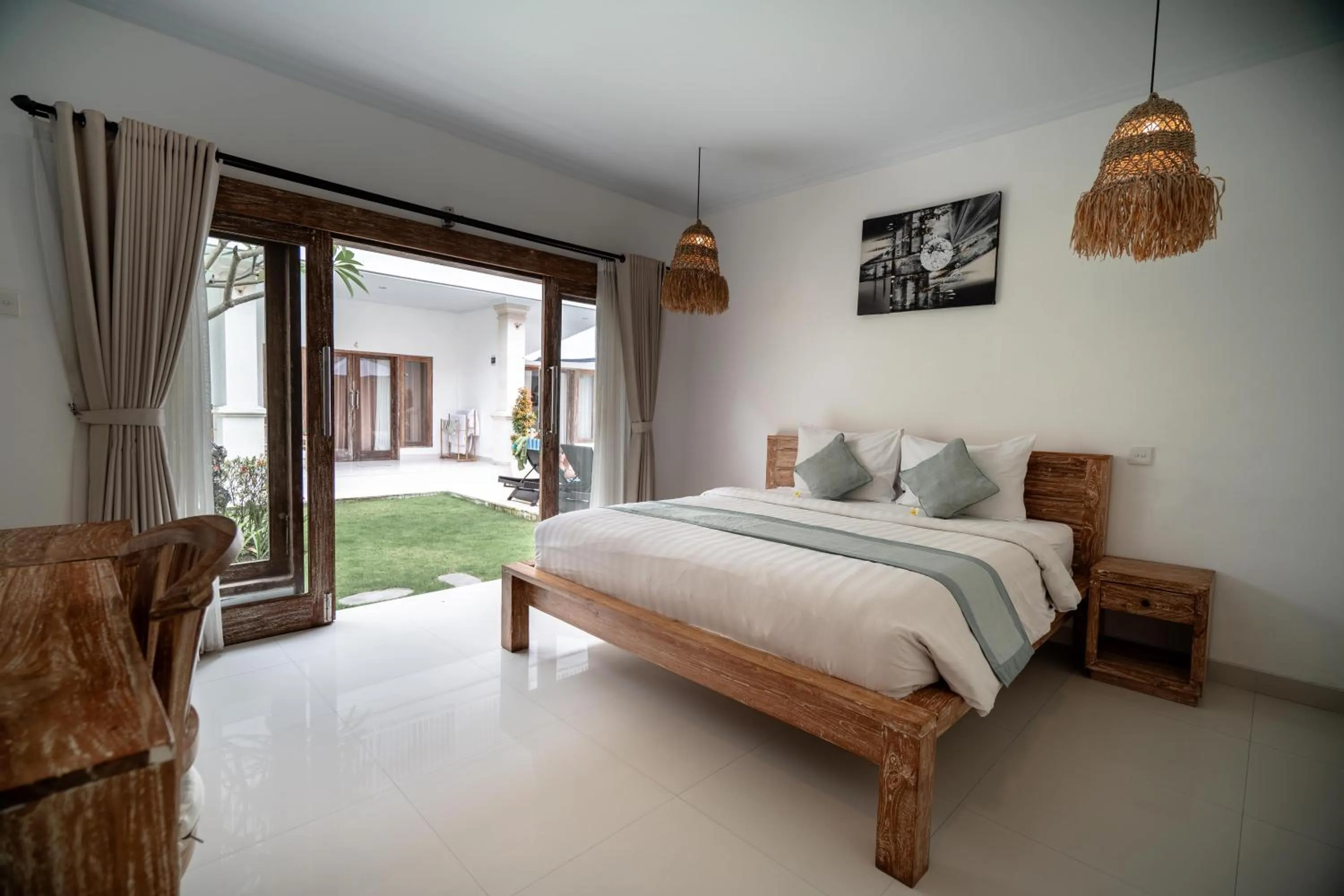 Bed in The Eight Villa & Rooms Bali - Seminyak