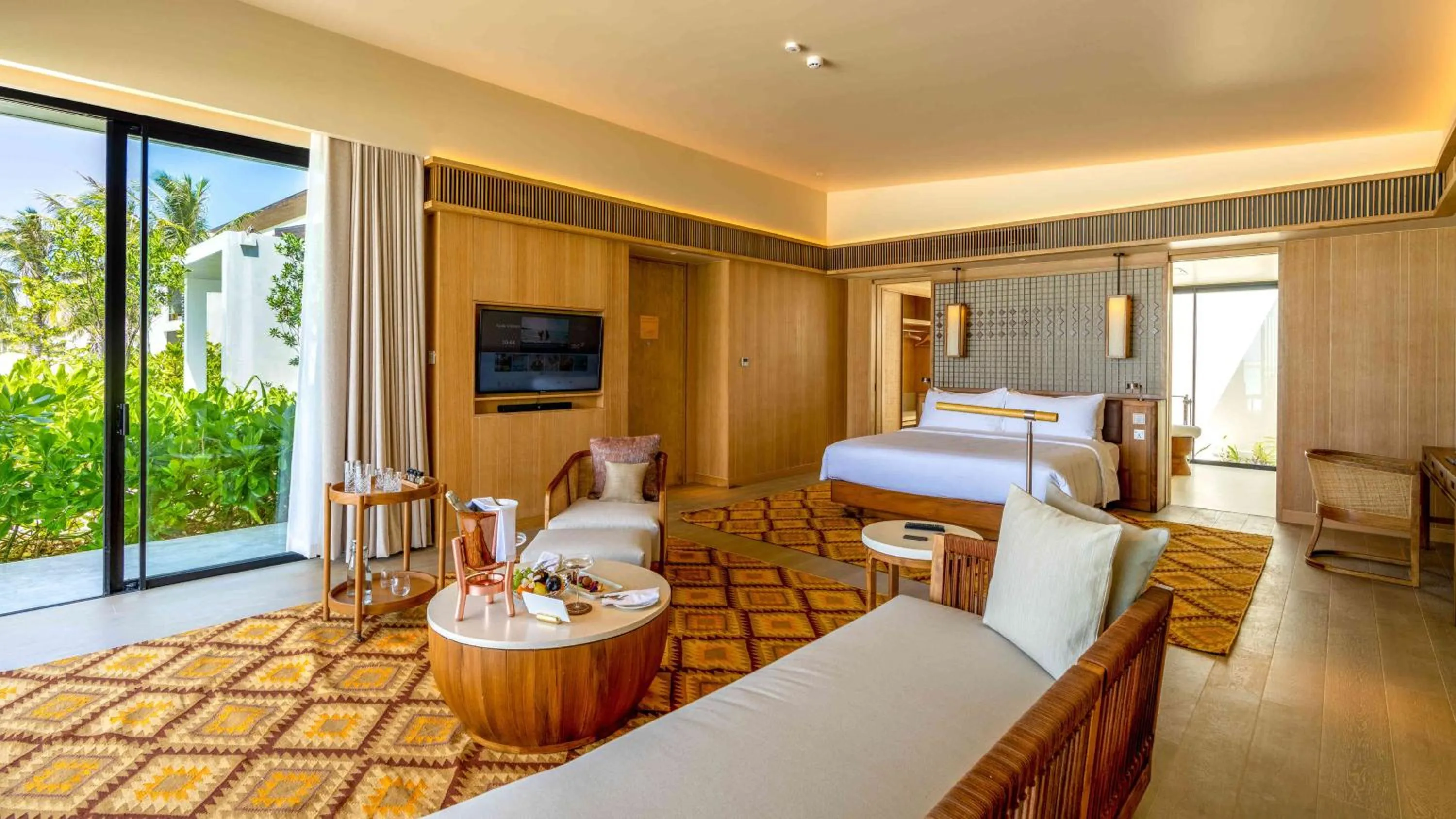 View (from property/room), Bed in Kuda Villingili Maldives, Free Return Transfers 03 nights & above