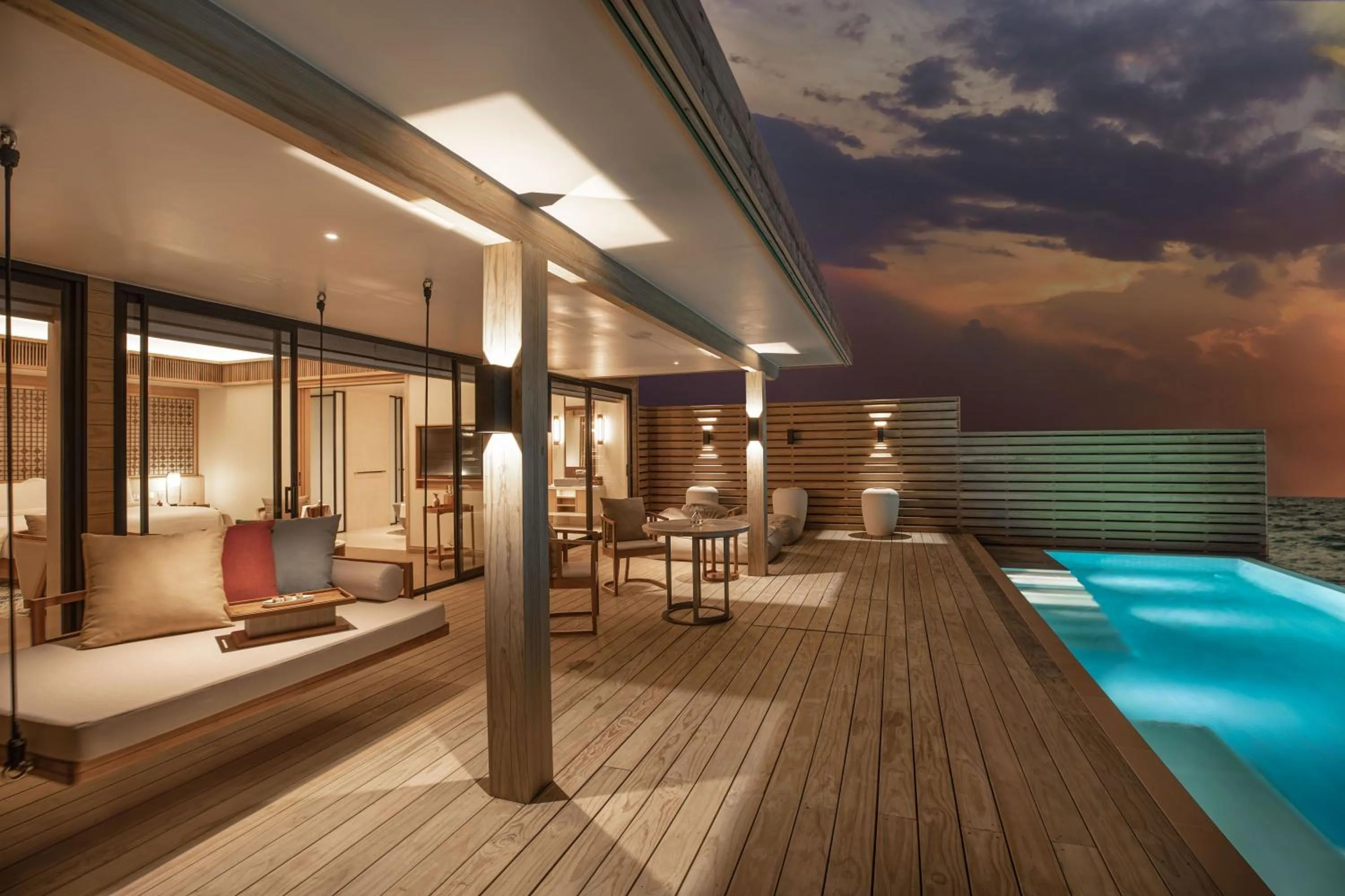 Seating area in Kuda Villingili Maldives, Free Return Transfers 03 nights & above