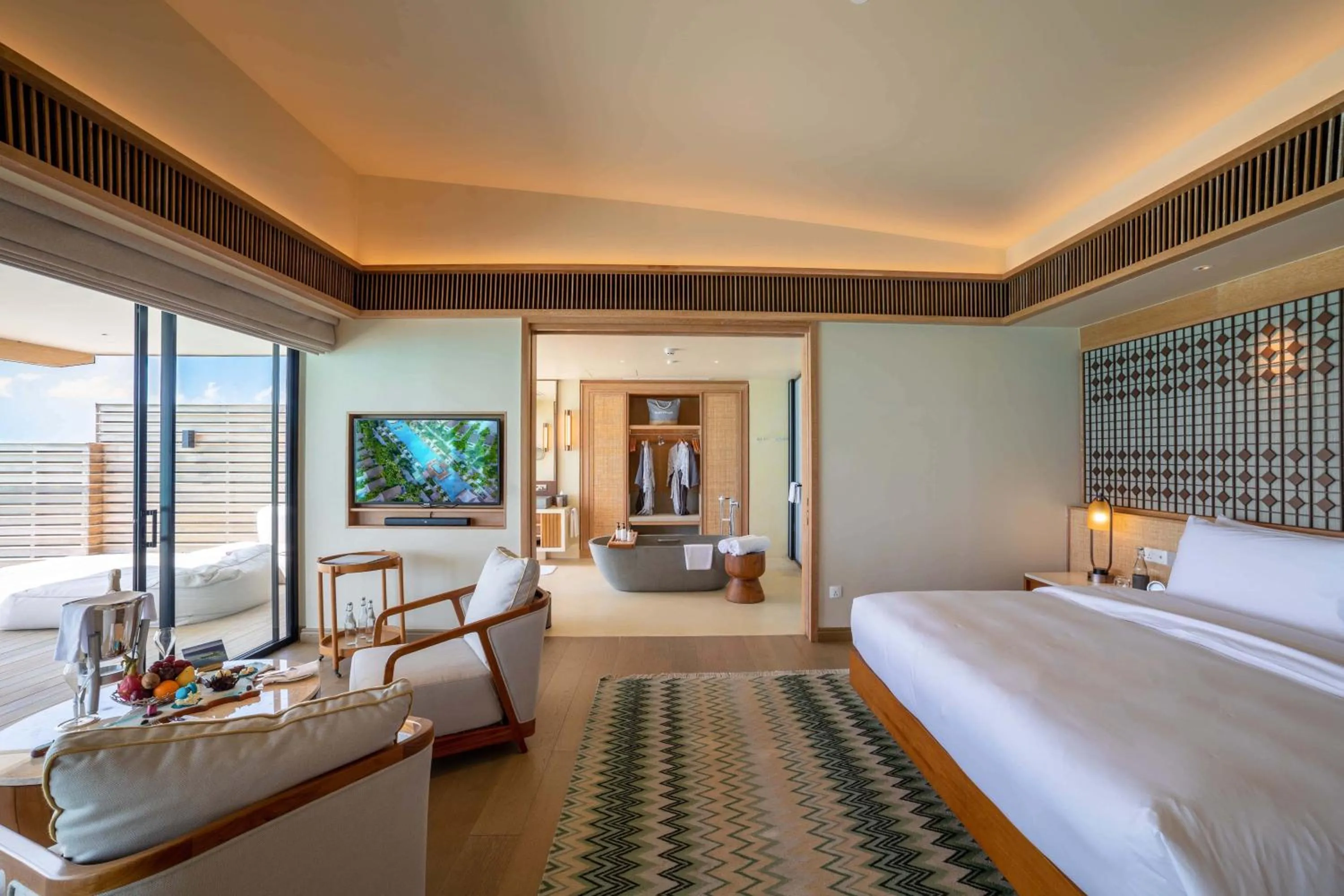 Bed in Kuda Villingili Maldives, Free Return Transfers 03 nights & above