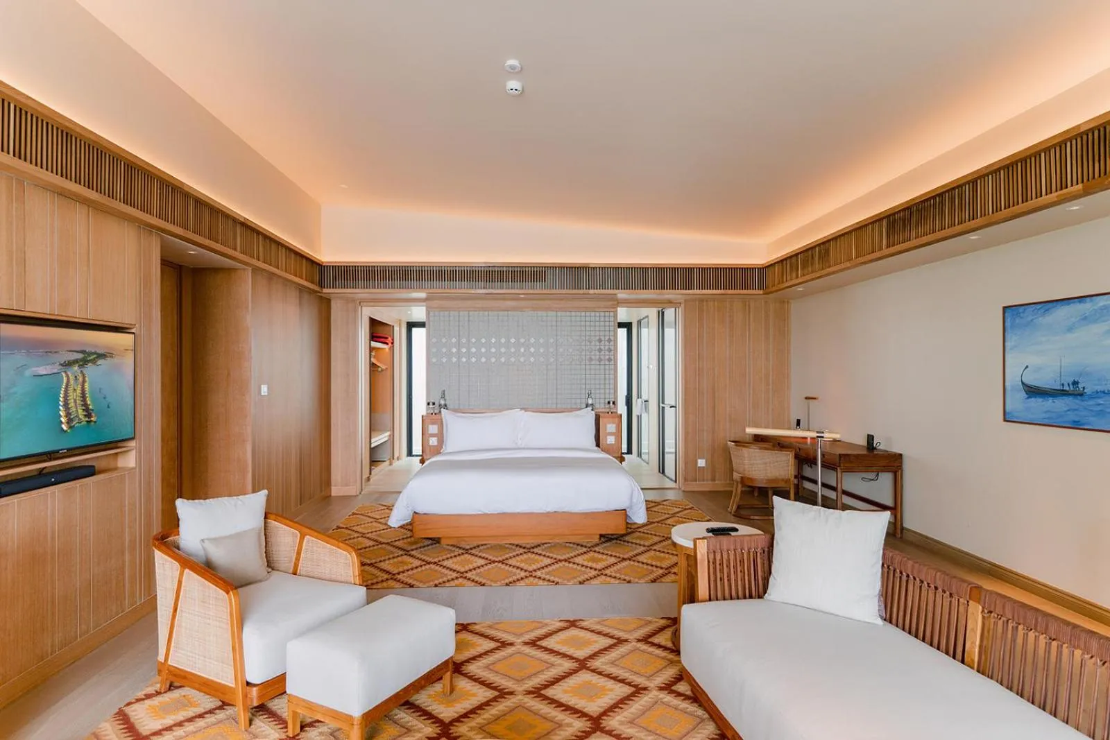 Bed in Kuda Villingili Maldives, Free Return Transfers 03 nights & above