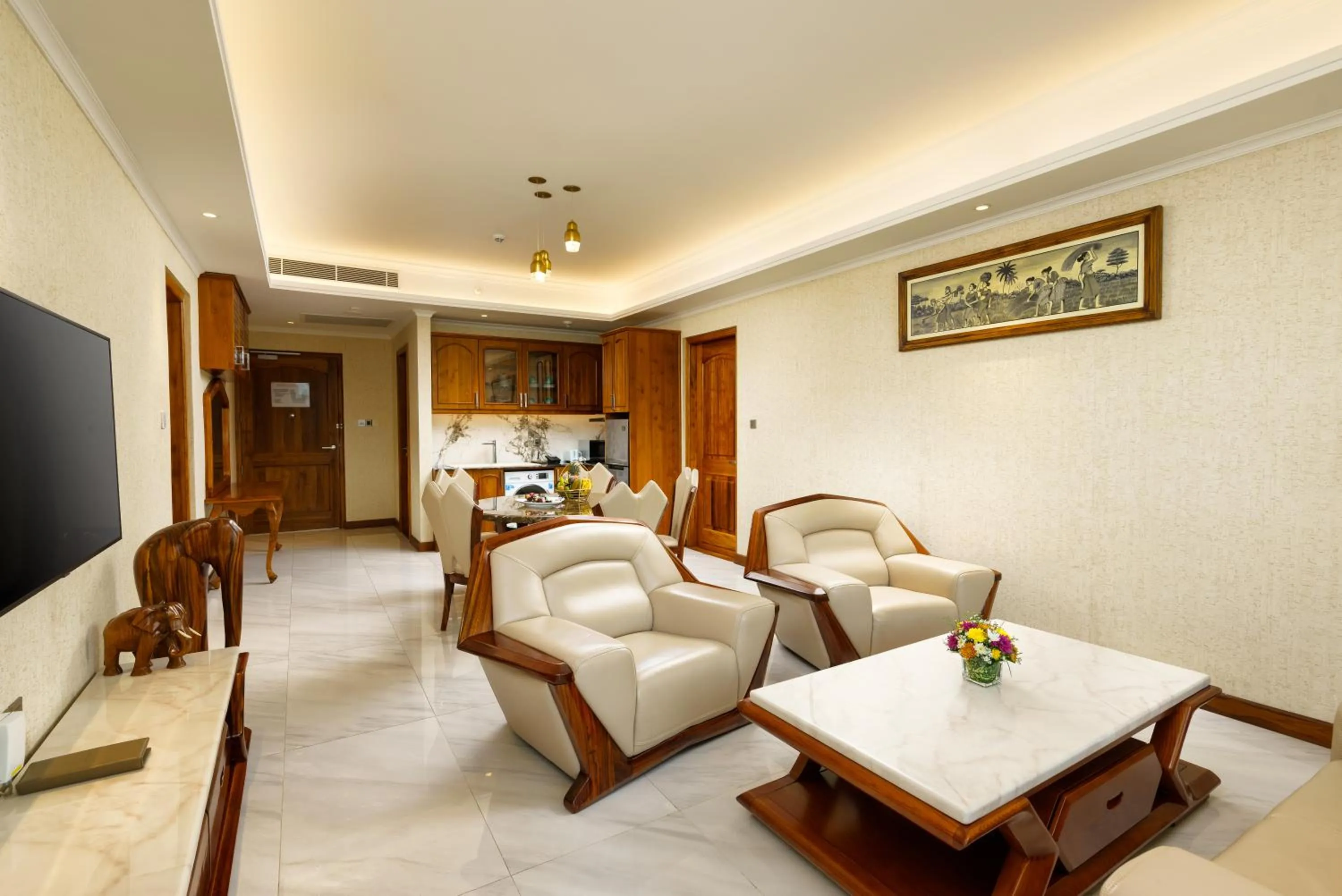 Living room in Araliya Beach Resort & Spa Unawatuna- Where you meet the sea all year