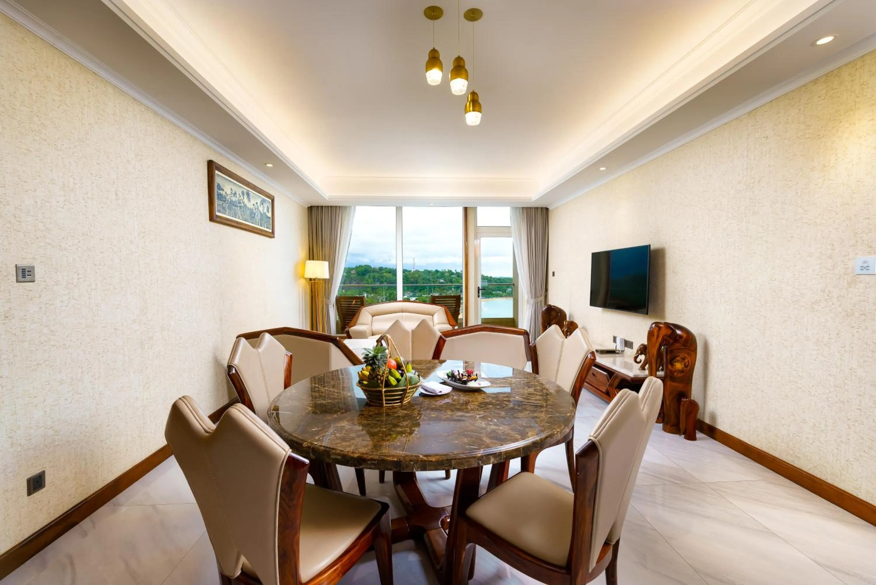 Living room in Araliya Beach Resort & Spa Unawatuna- Where you meet the sea all year