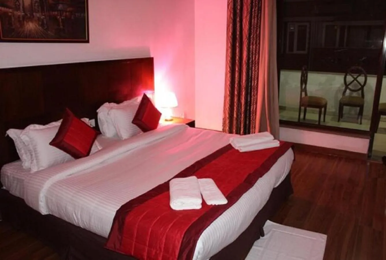 Bed in Lime Tree Hotel Sushant Lok Gurgaon Sector 29 Next to IFFCO CHOWK metro