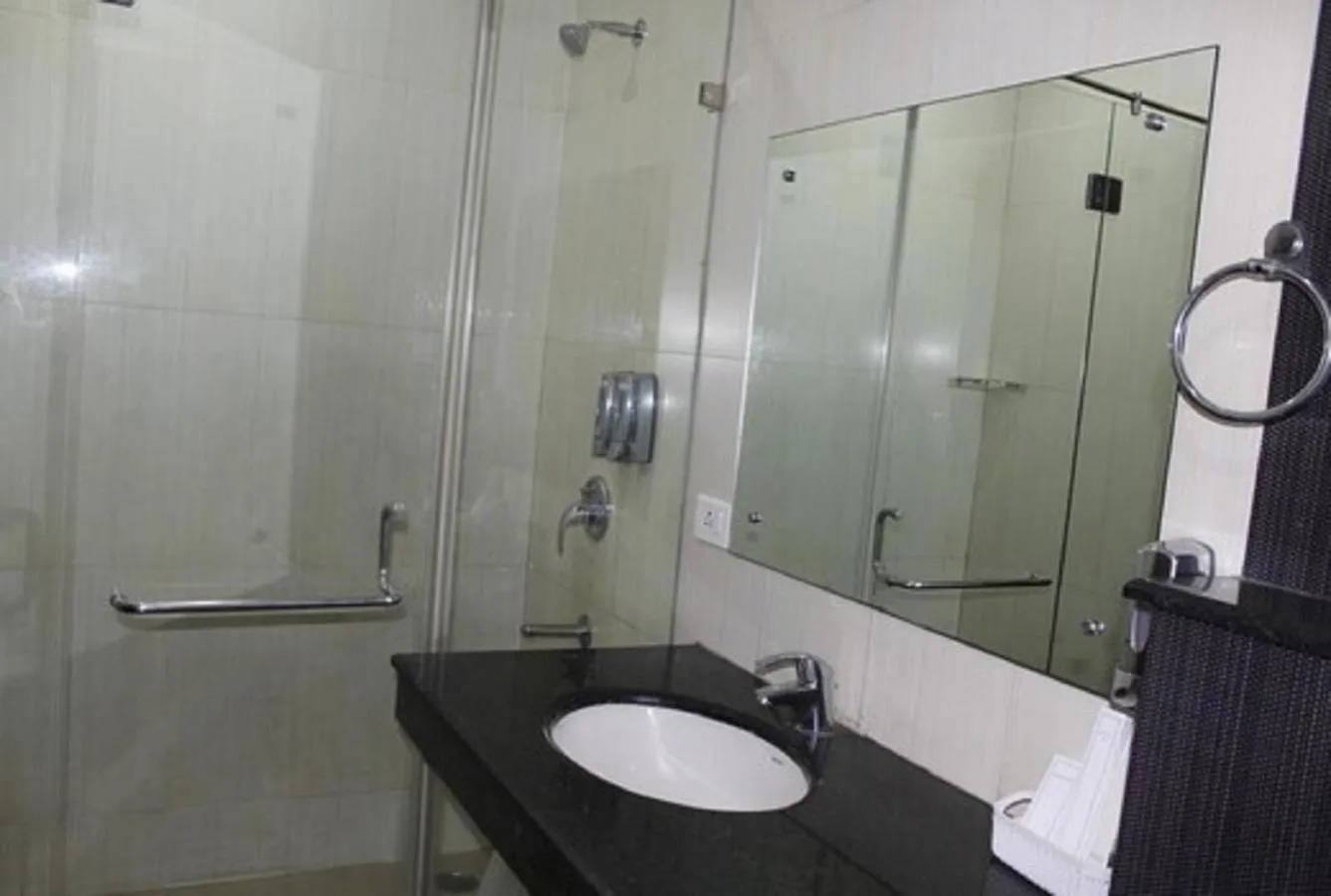 Shower in Lime Tree Hotel Sushant Lok Gurgaon Sector 29 Next to IFFCO CHOWK metro