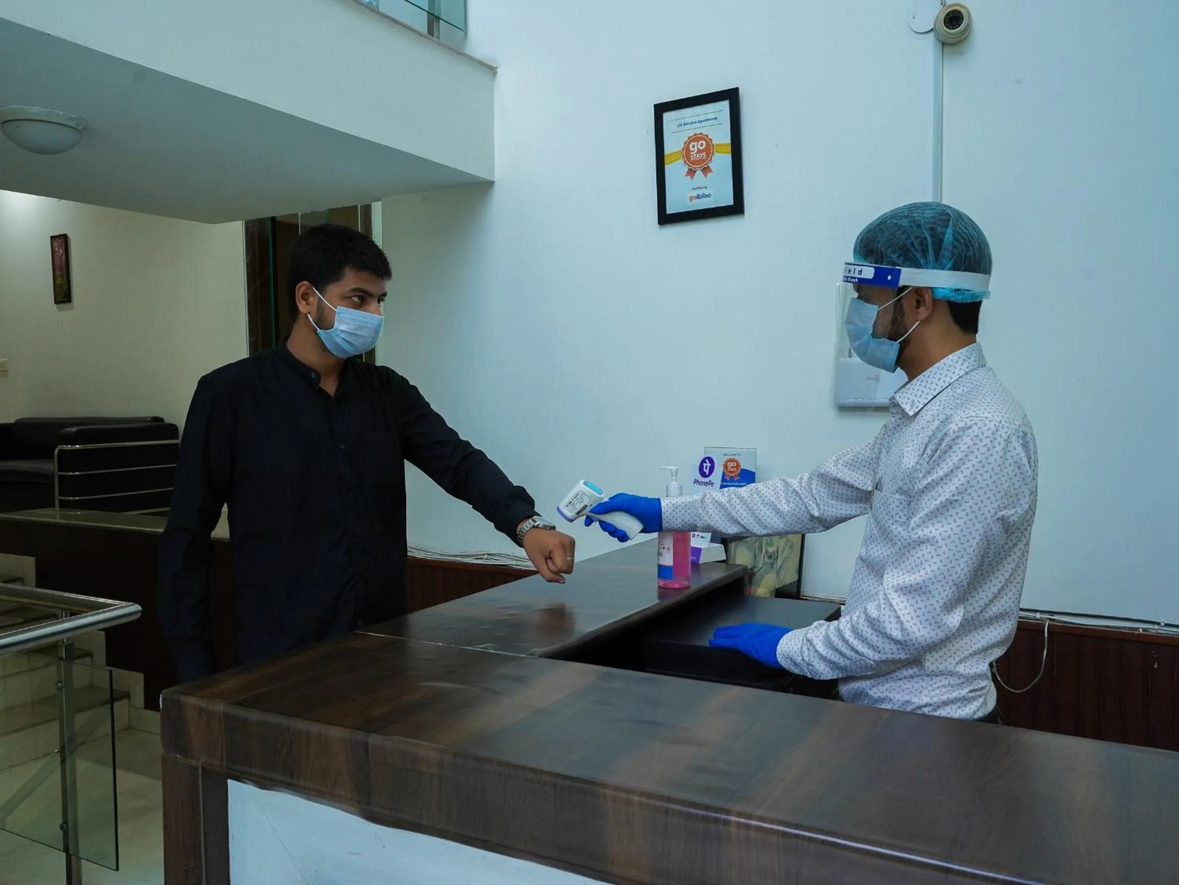 Staff in Lime Tree Hotel Sushant Lok Gurgaon Sector 29 Next to IFFCO CHOWK metro