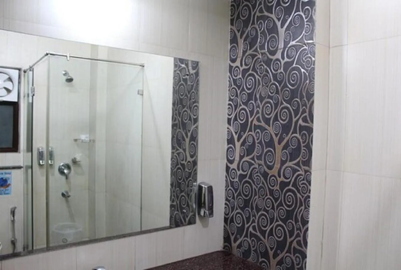 Toilet in Lime Tree Hotel Sushant Lok Gurgaon Sector 29 Next to IFFCO CHOWK metro