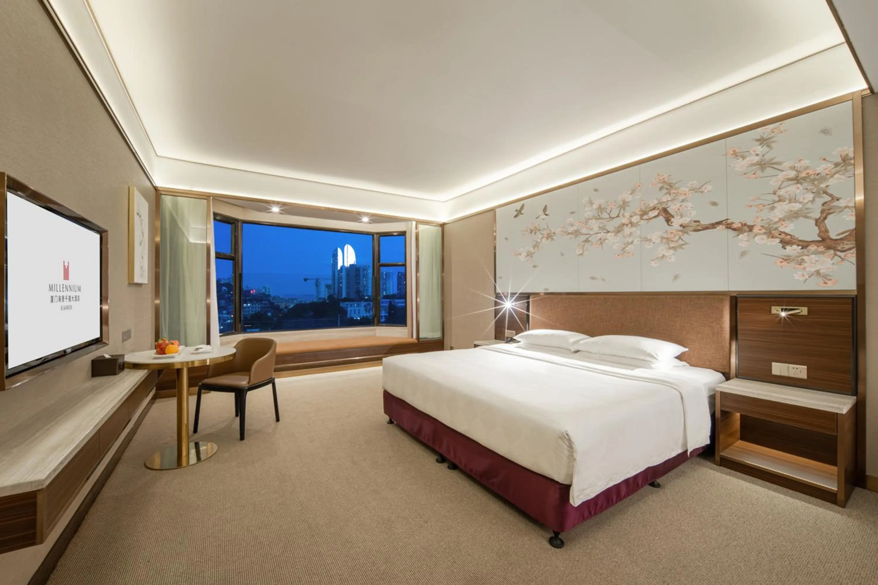 Bed in Millennium Harbourview Hotel Xiamen
