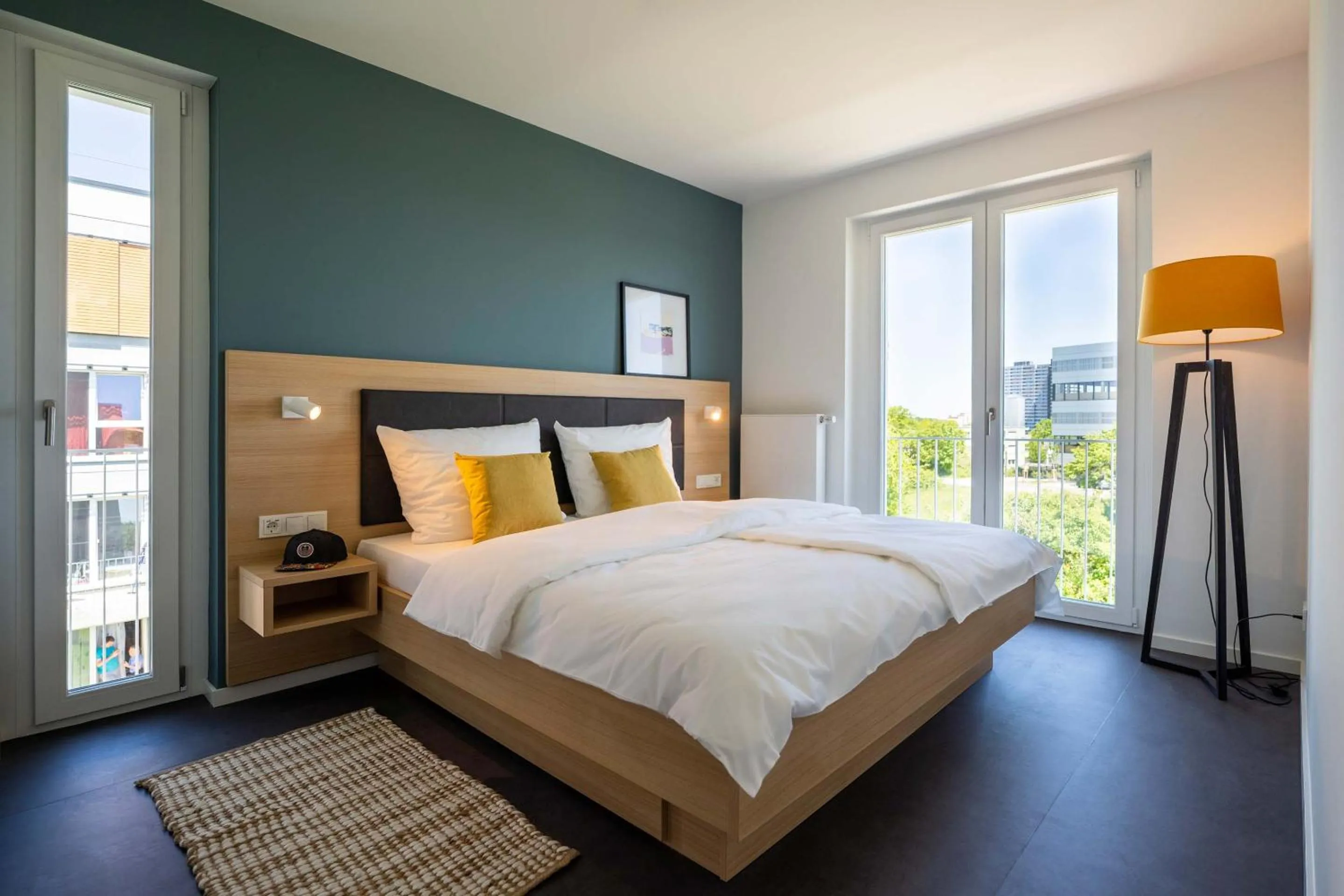 Photo of the whole room, Bed in KONCEPT HOTEL Neue Horizonte