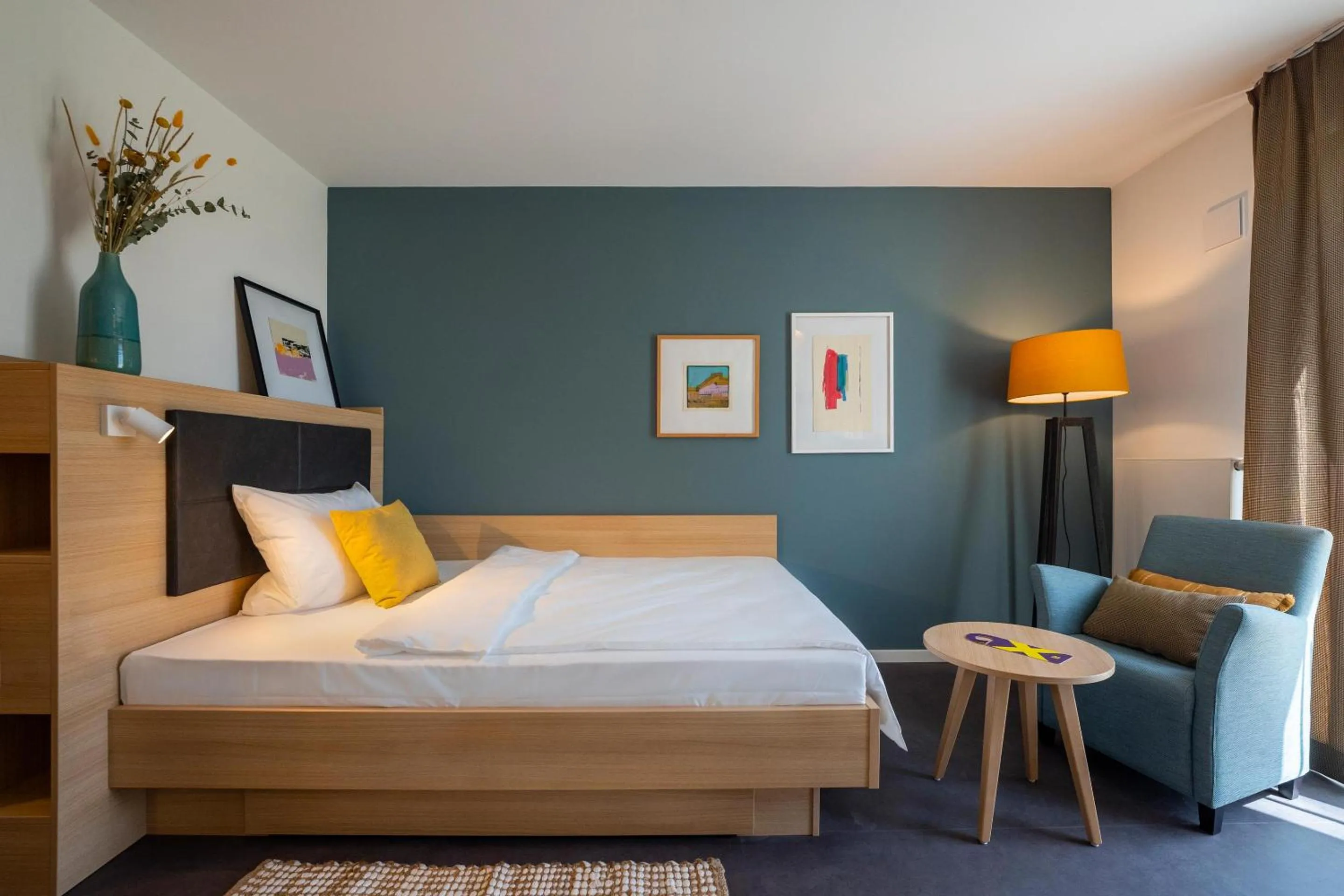 Bed in KONCEPT HOTEL Neue Horizonte