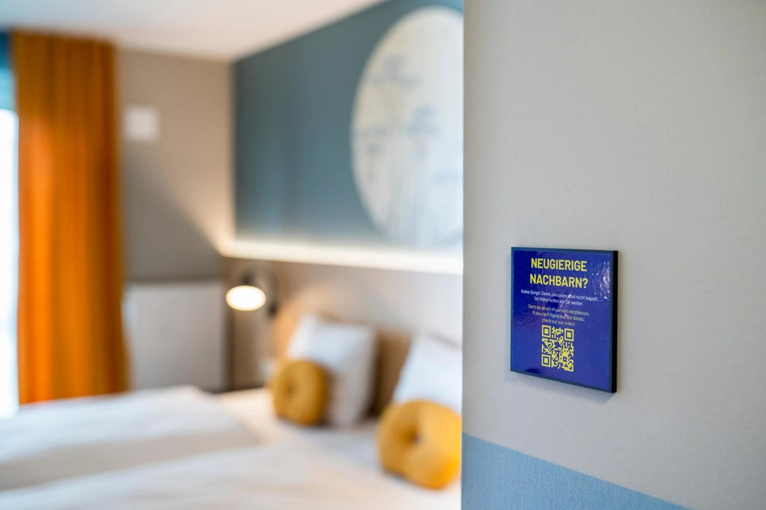 Decorative detail, Bed in KONCEPT HOTEL Neue Horizonte