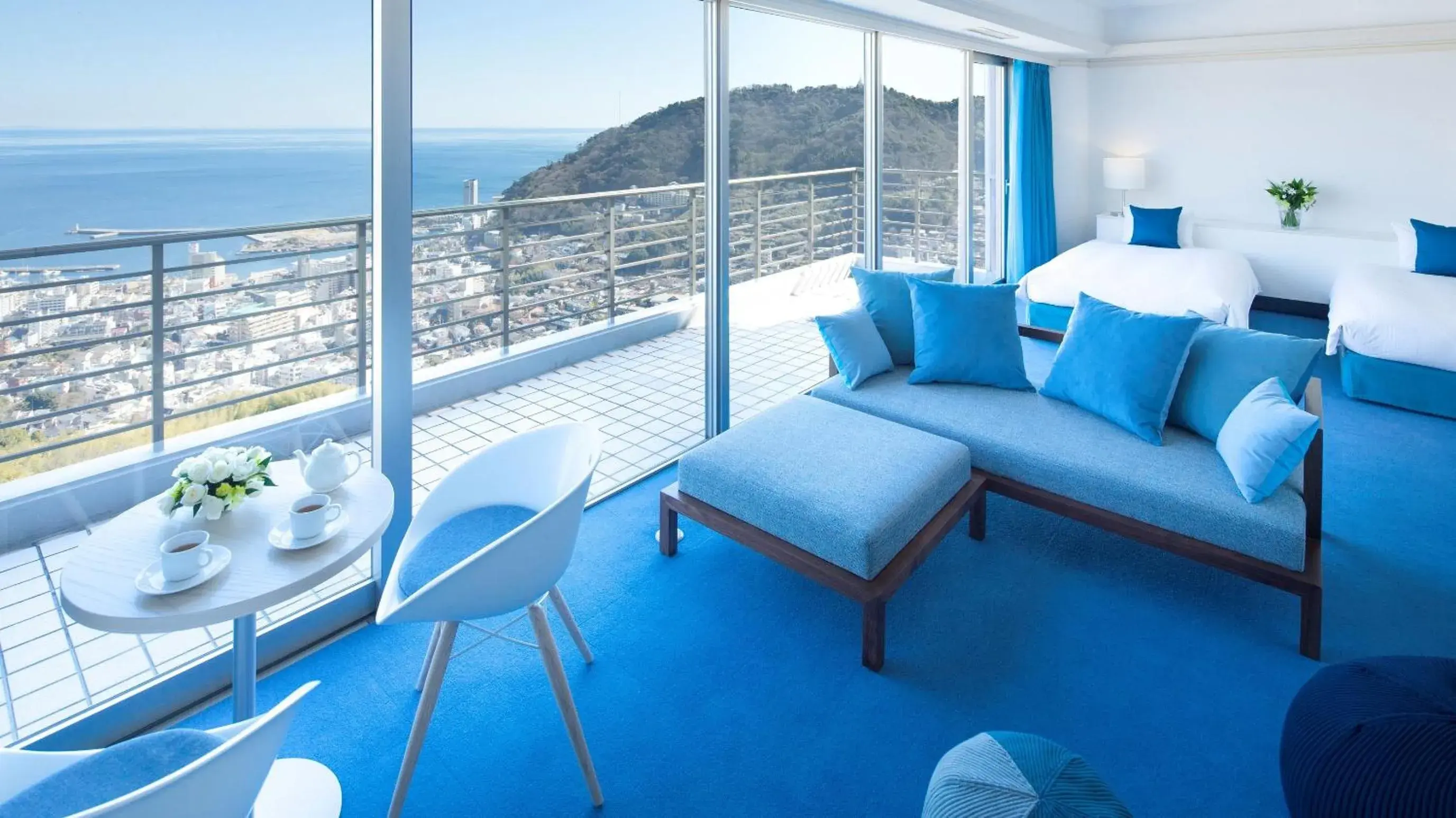 Superior View Room with Tatami Area - single occupancy in RISONARE Atami Superior View Room with Tatami Area - single occupancy in RISONARE Atami