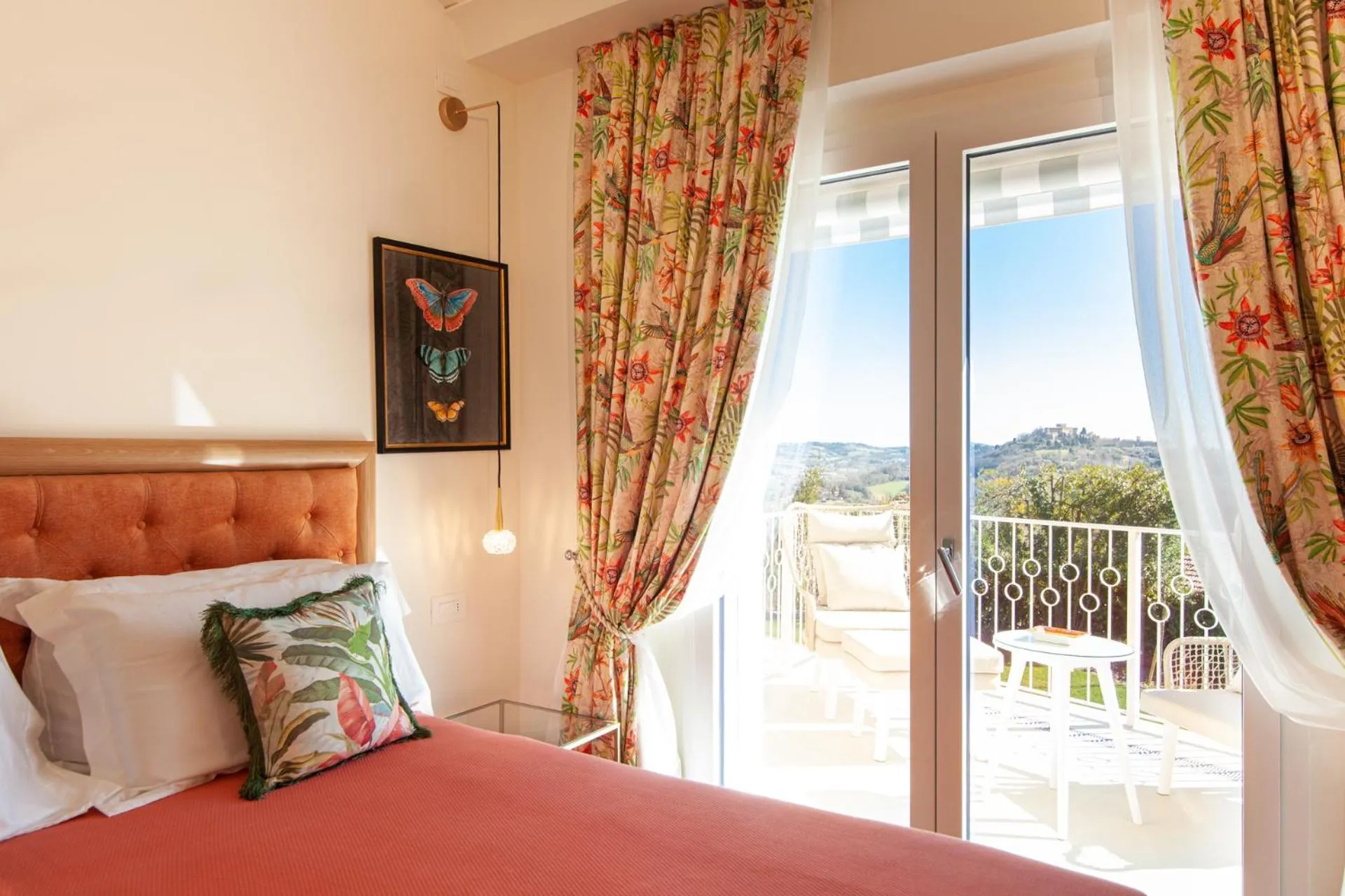 Bed in Villa Francesca Relais