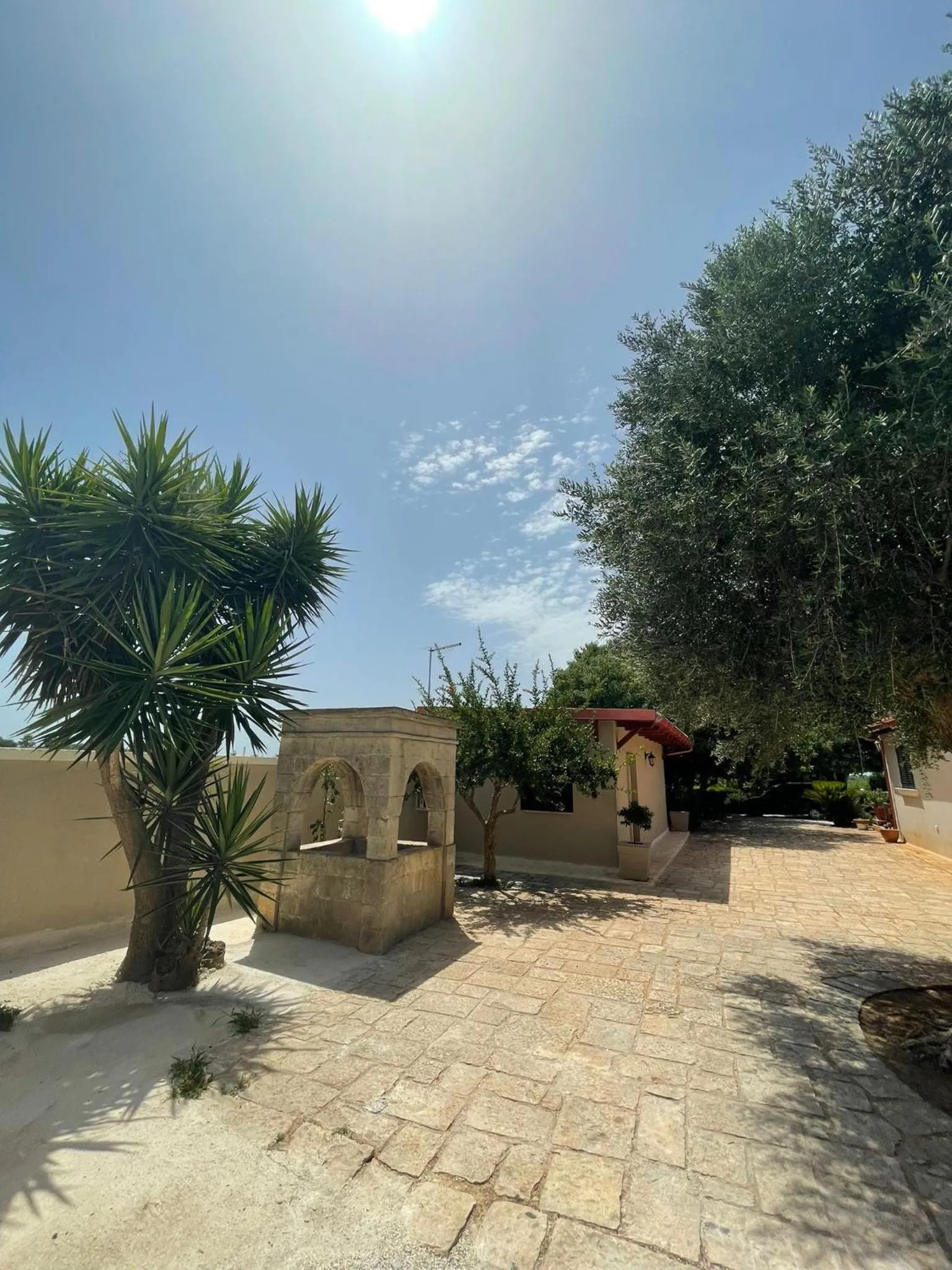 Garden in B&B Le Carrube