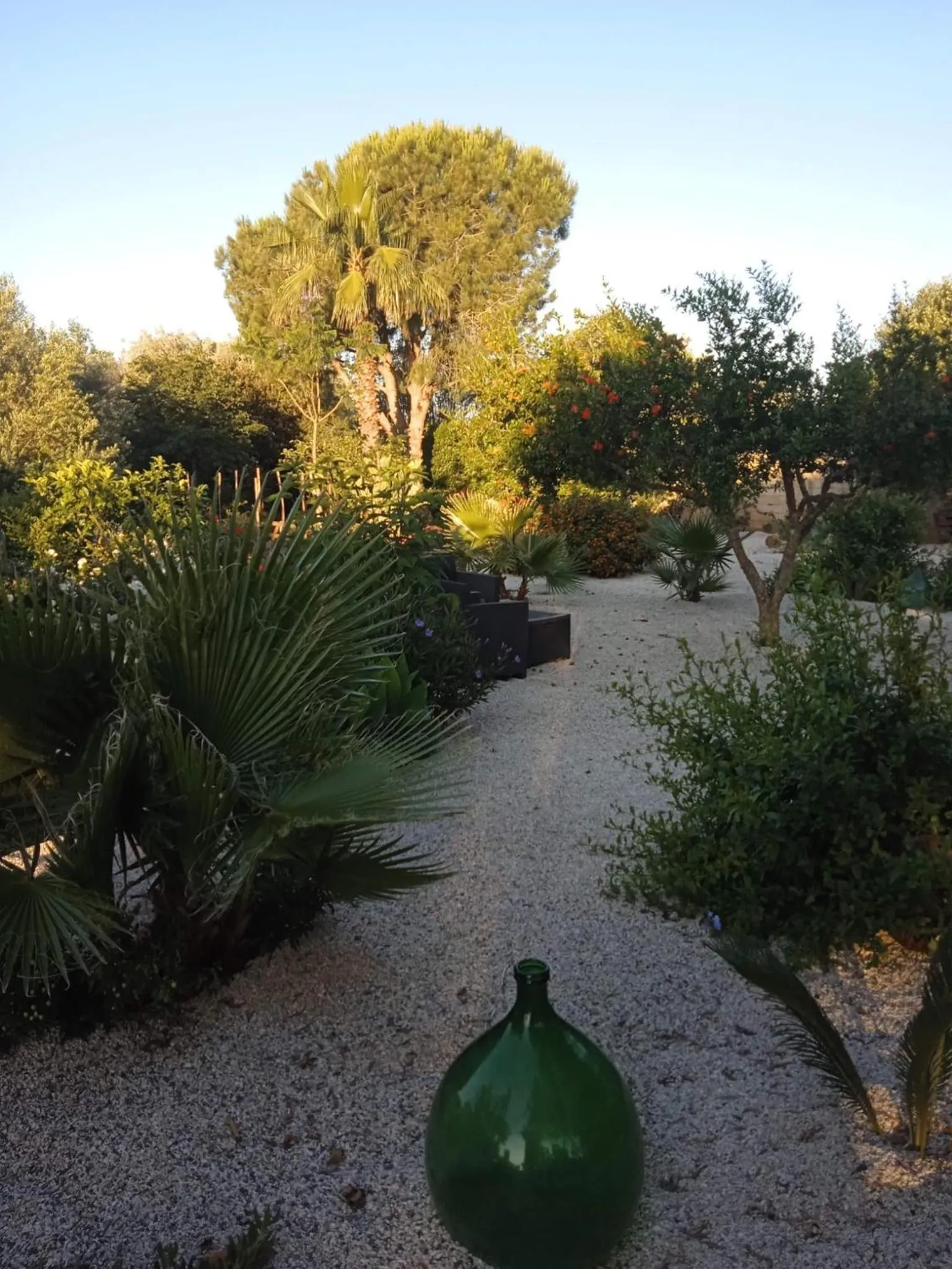 Garden in B&B Le Carrube