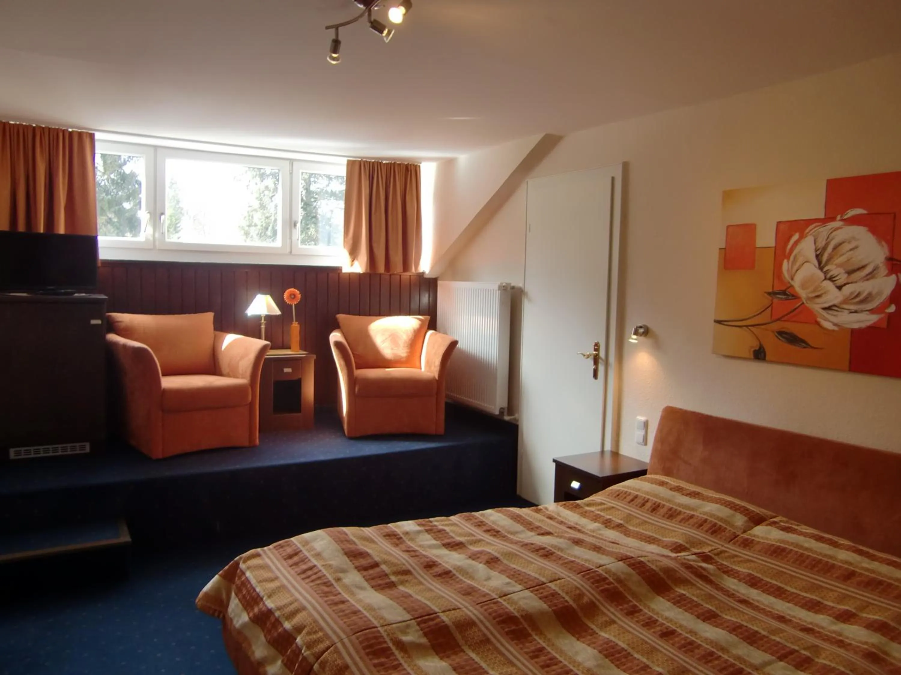 Photo of the whole room, Bed in Grainauer Hof