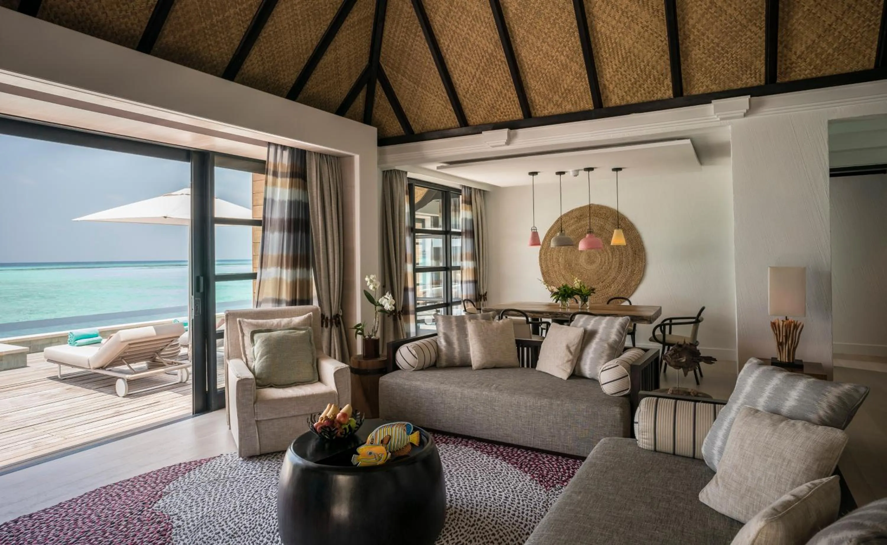 Seating area in Four Seasons Resort Maldives at Kuda Huraa