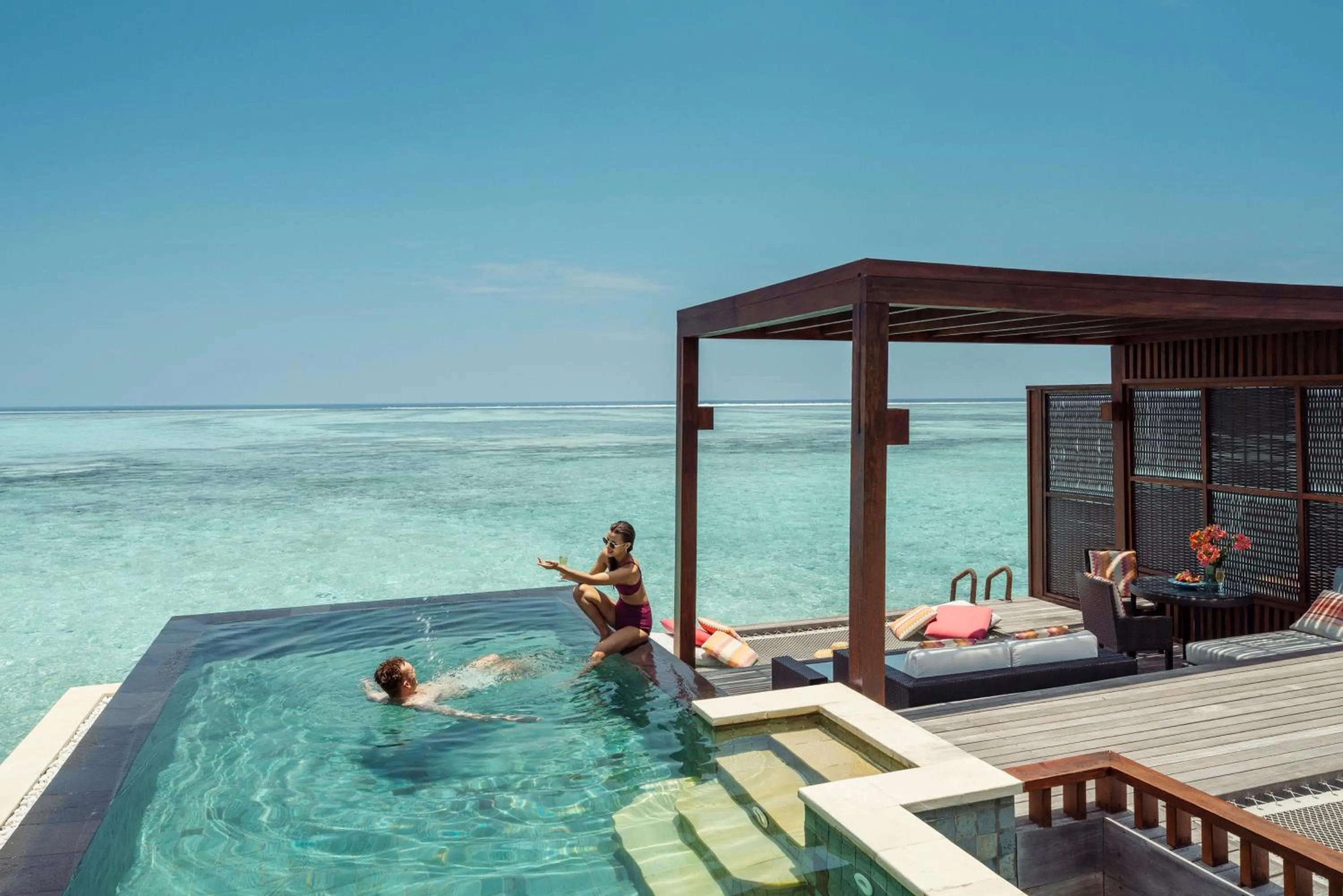 People in Four Seasons Resort Maldives at Kuda Huraa
