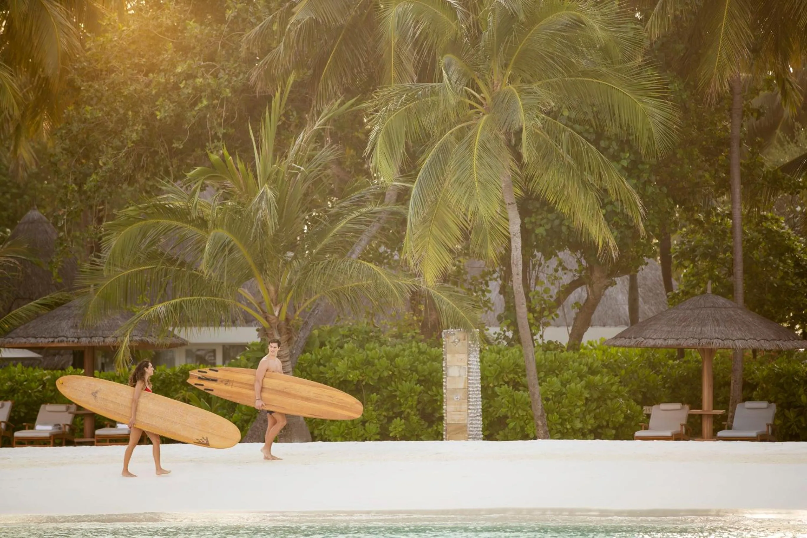 People in Four Seasons Resort Maldives at Kuda Huraa