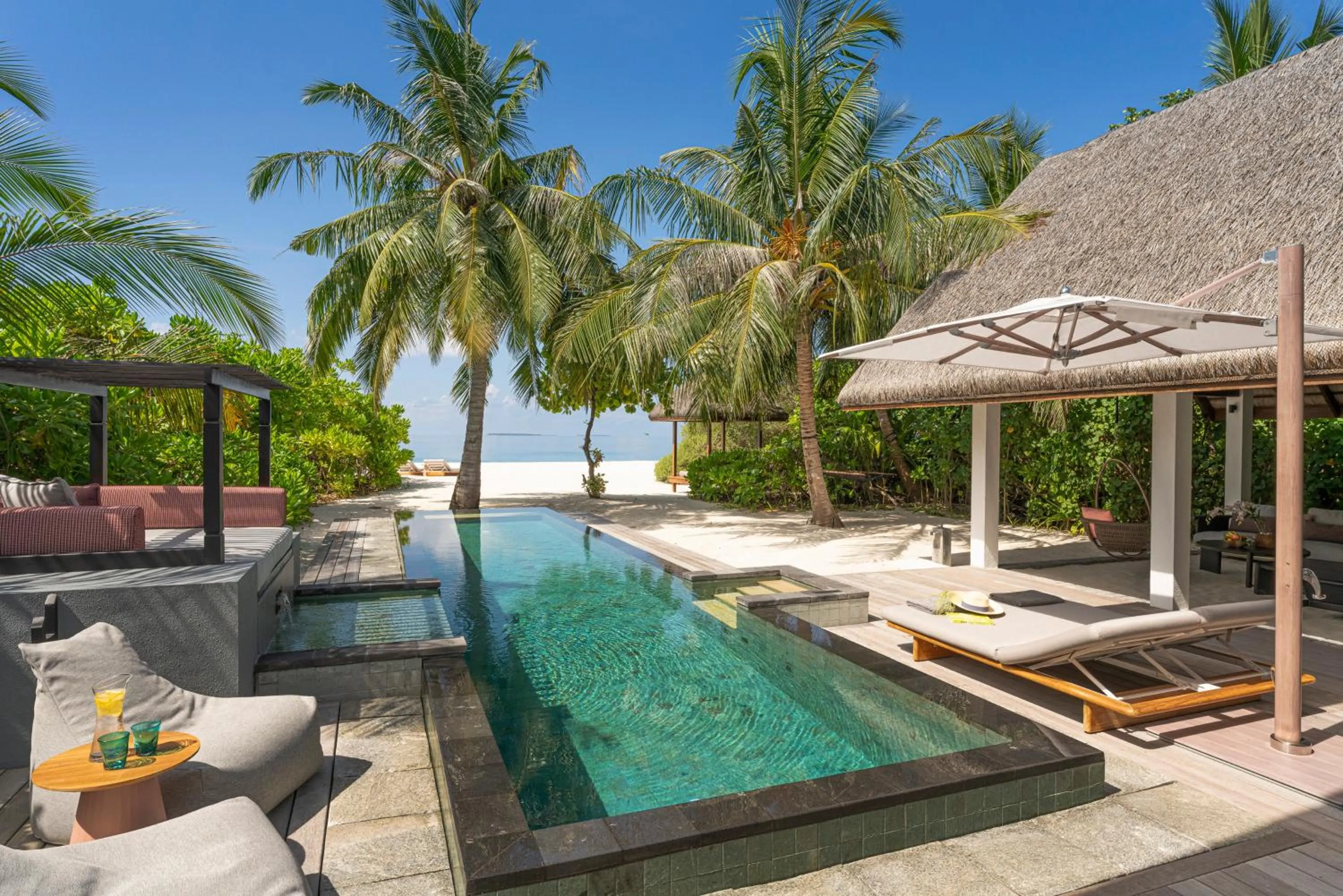 Garden view in Four Seasons Resort Maldives at Landaa Giraavaru