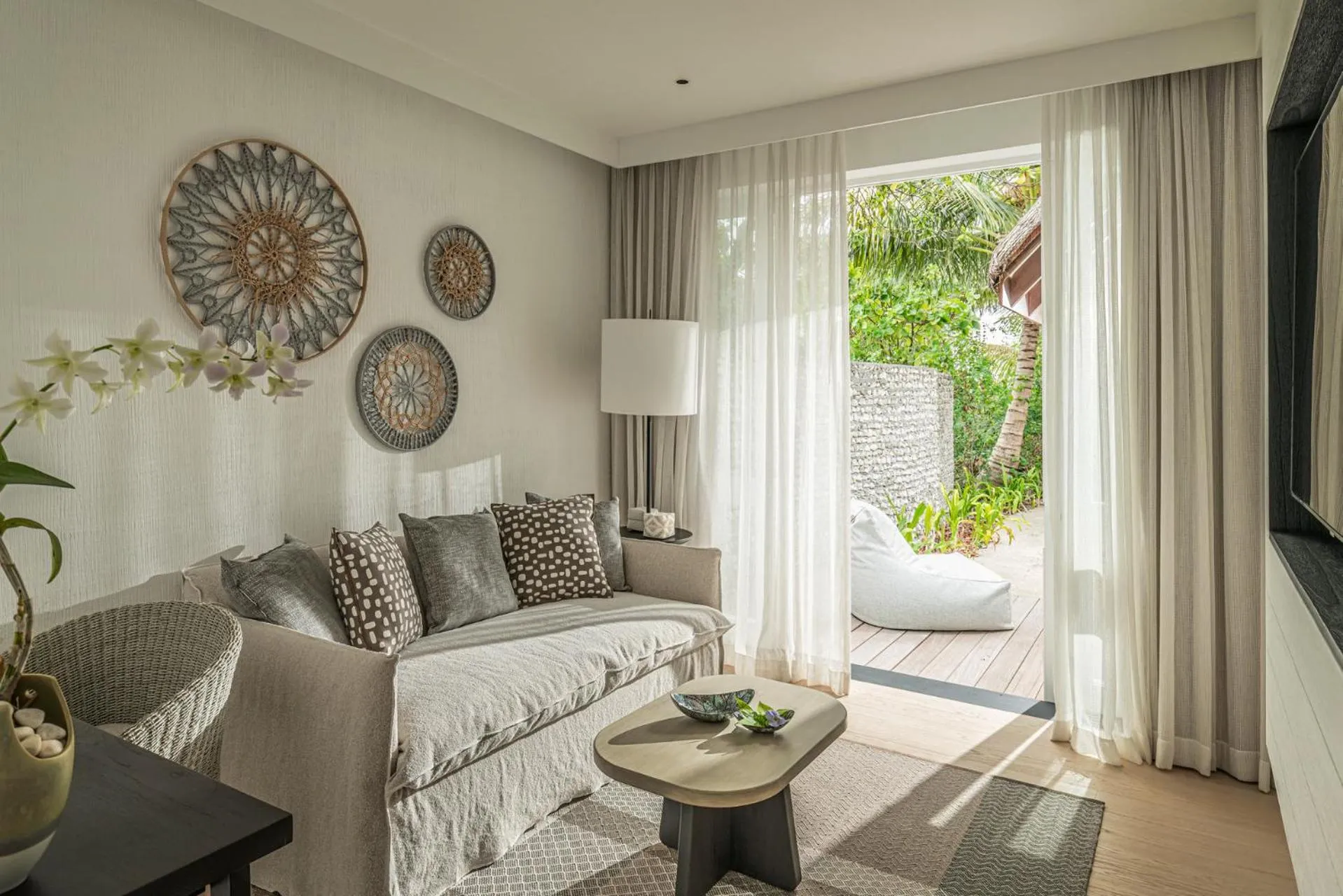 young children in Four Seasons Resort Maldives at Landaa Giraavaru