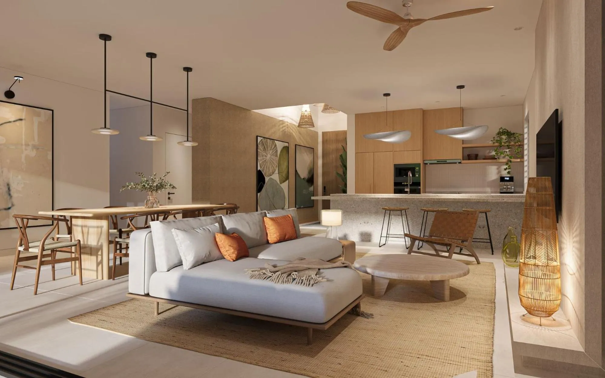 Kitchen or kitchenette in Maradiva Villas Resort and Spa