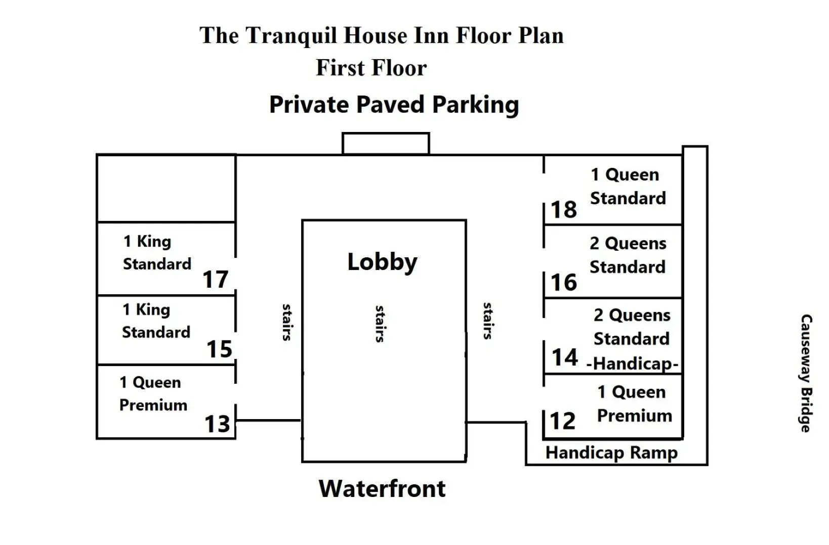 Deluxe Room in The Tranquil House Inn Deluxe Room in The Tranquil House Inn