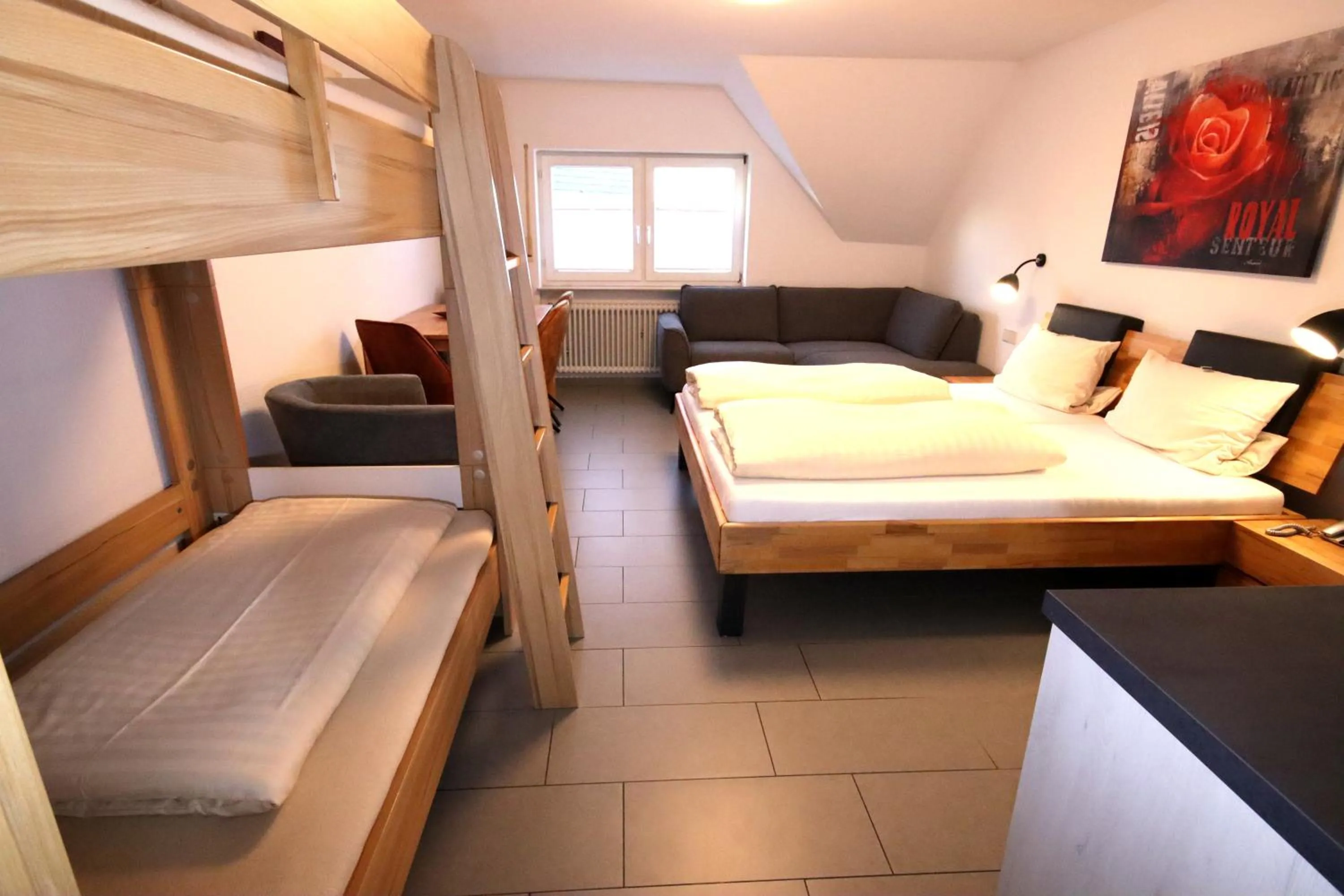 Bed in Appartements Biedermeier