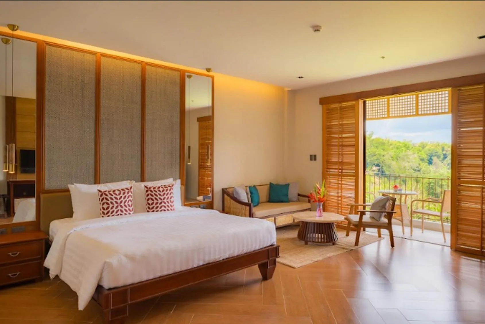 Bed in Damires Hills Farm and Spa Resort