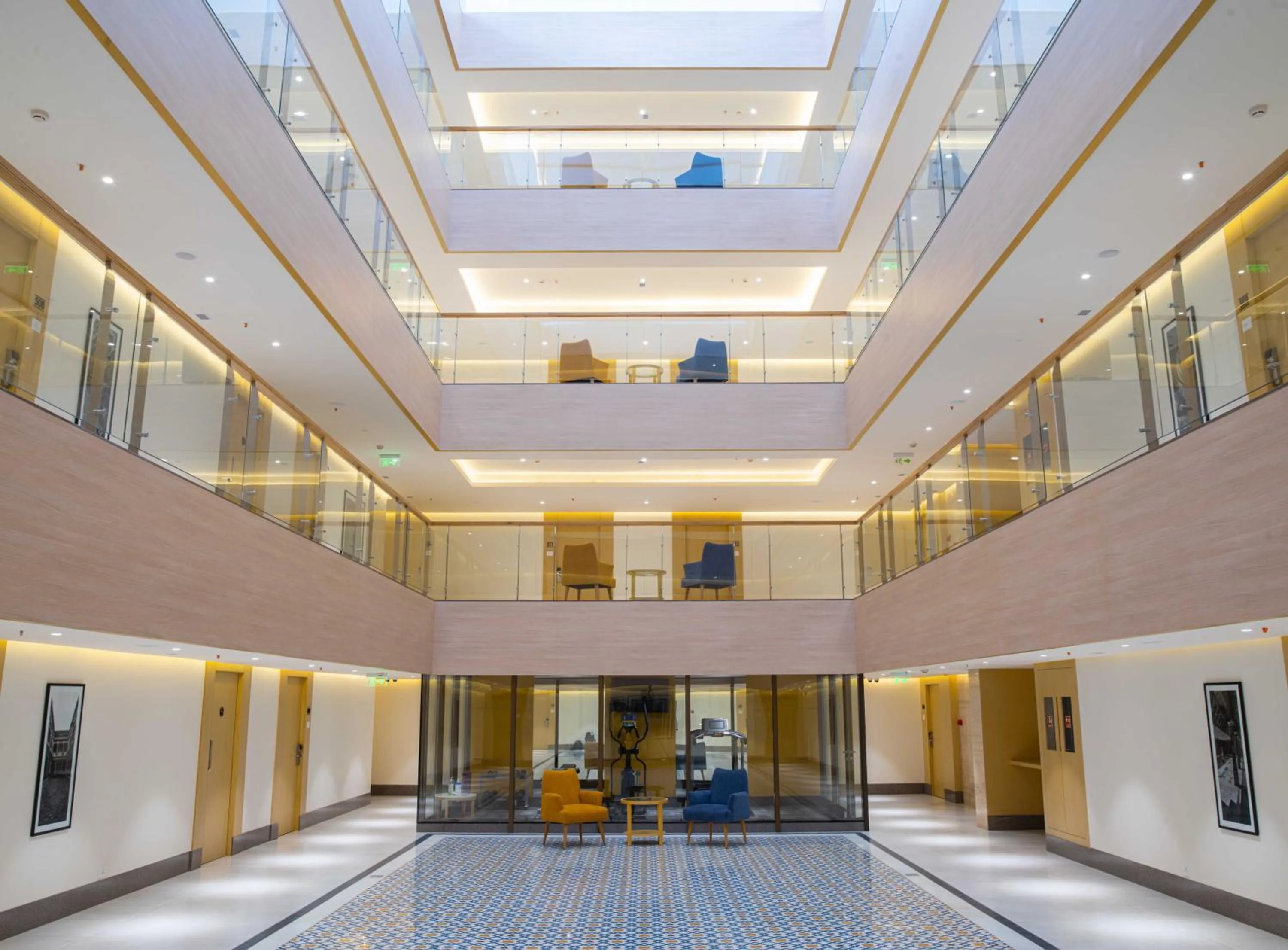 Inner courtyard view in IKON By Annapoorna