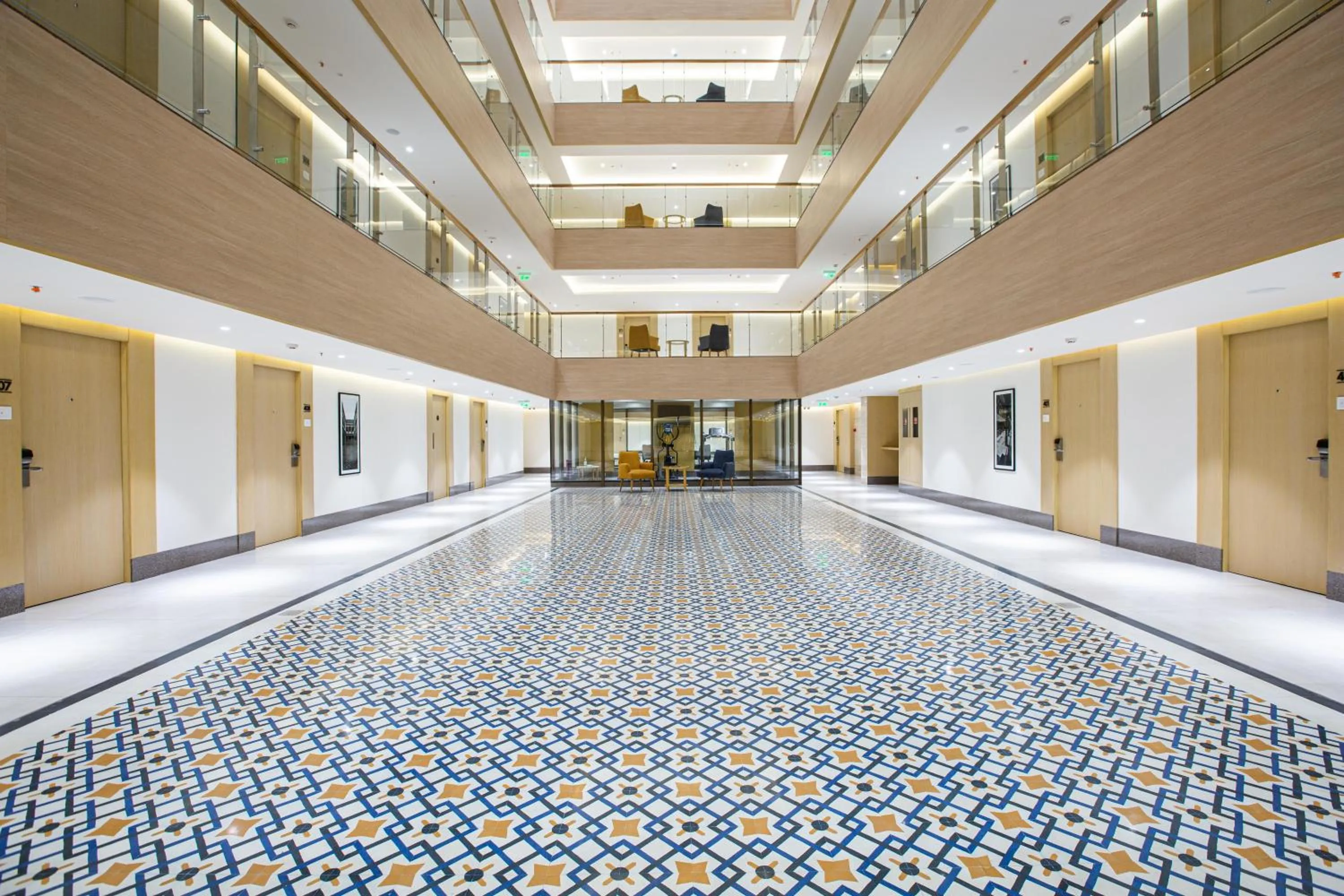 Inner courtyard view in IKON By Annapoorna