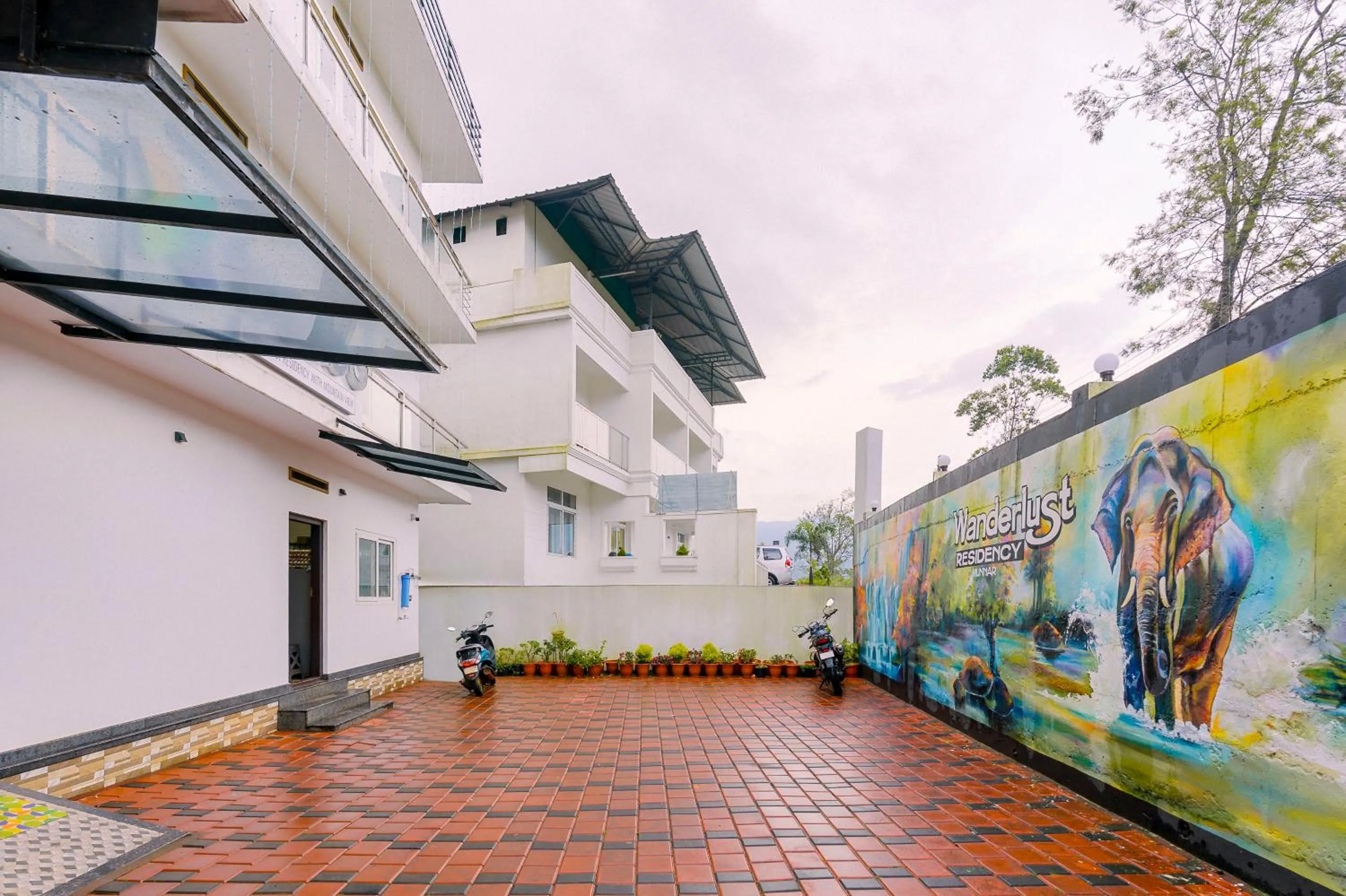 Parking in Treebo Wanderlust Residency With Mountain View