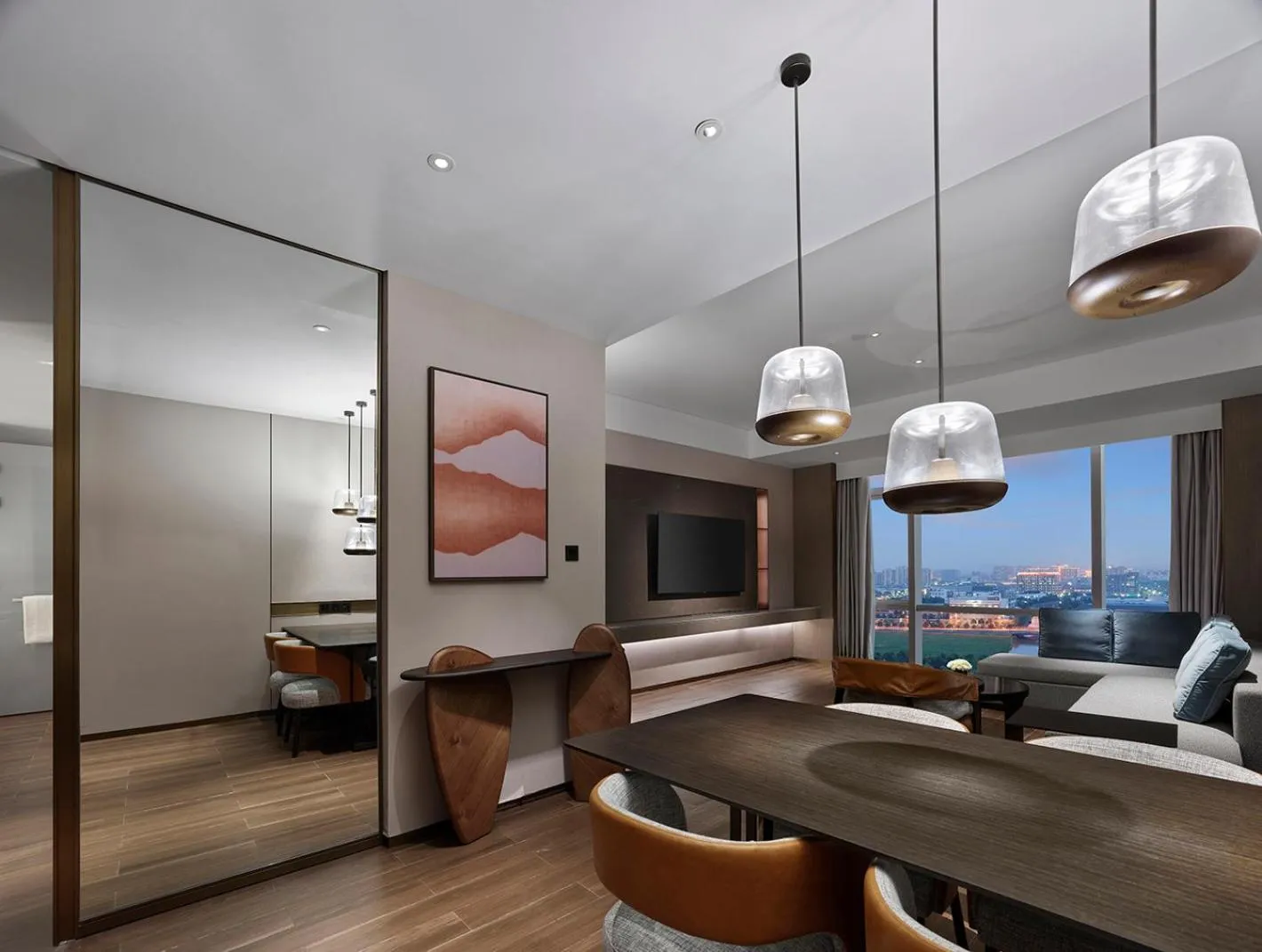 Photo of the whole room in Hyatt Regency Shanghai Songjiang