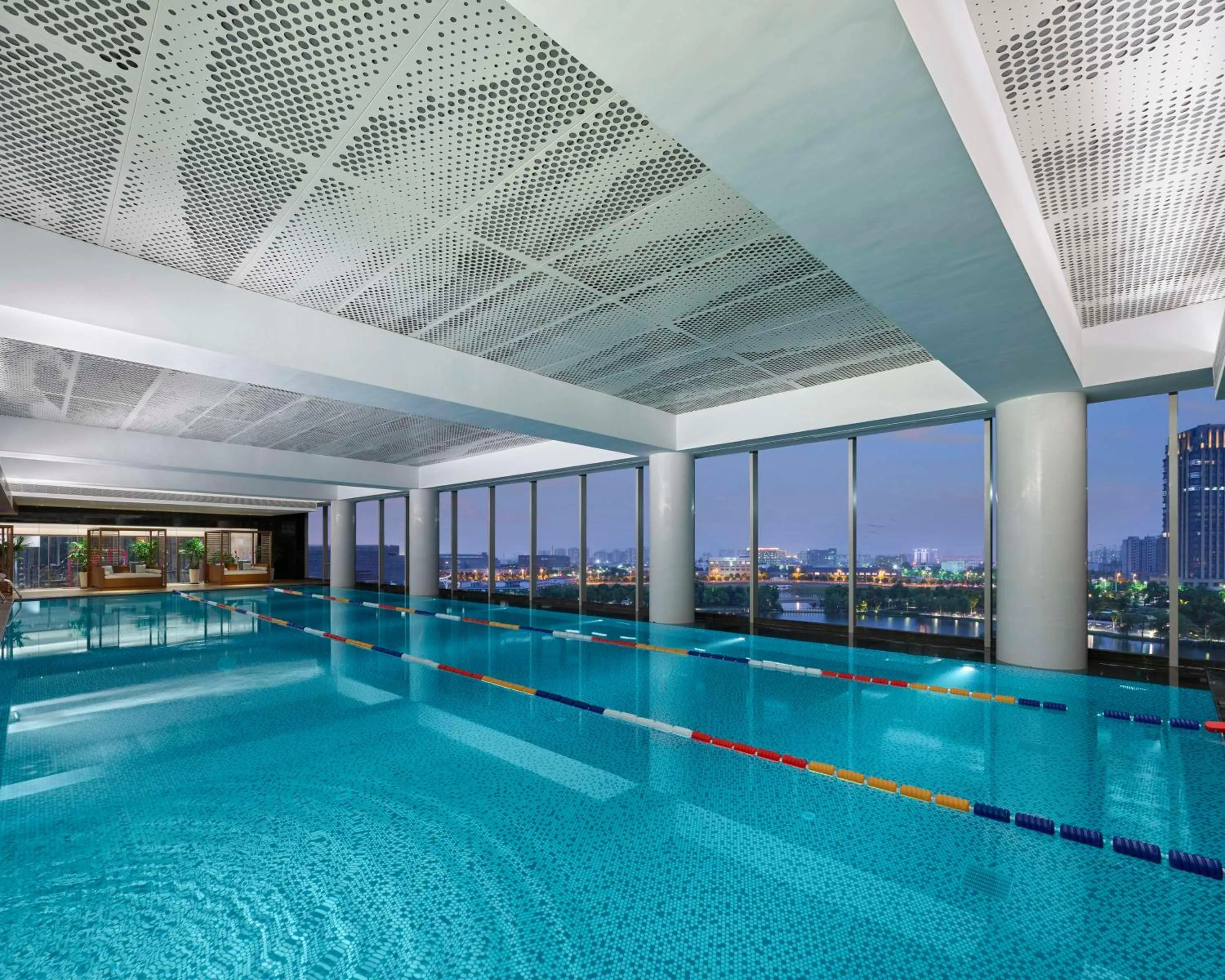 Swimming pool in Hyatt Regency Shanghai Songjiang