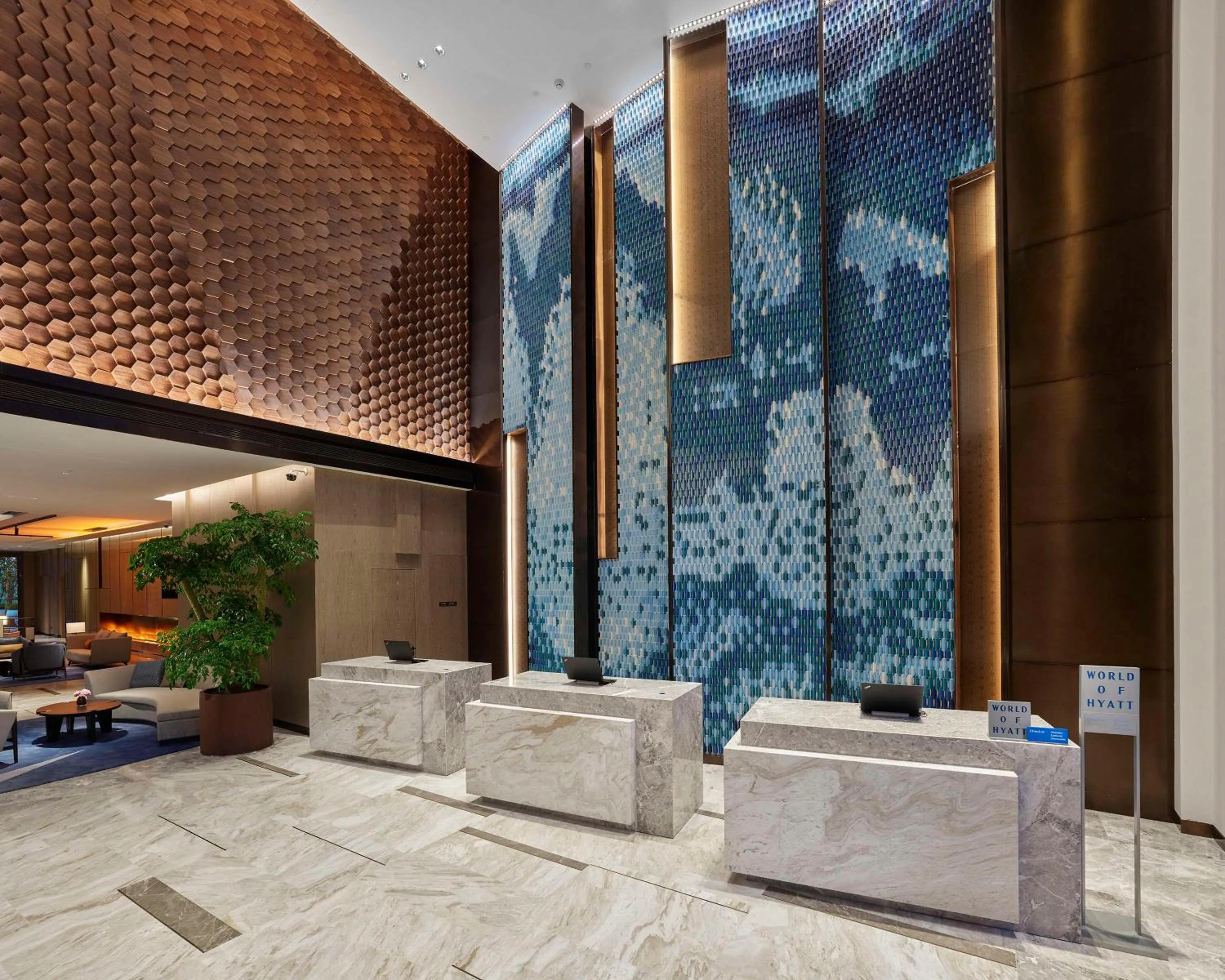 Lobby or reception in Hyatt Regency Shanghai Songjiang