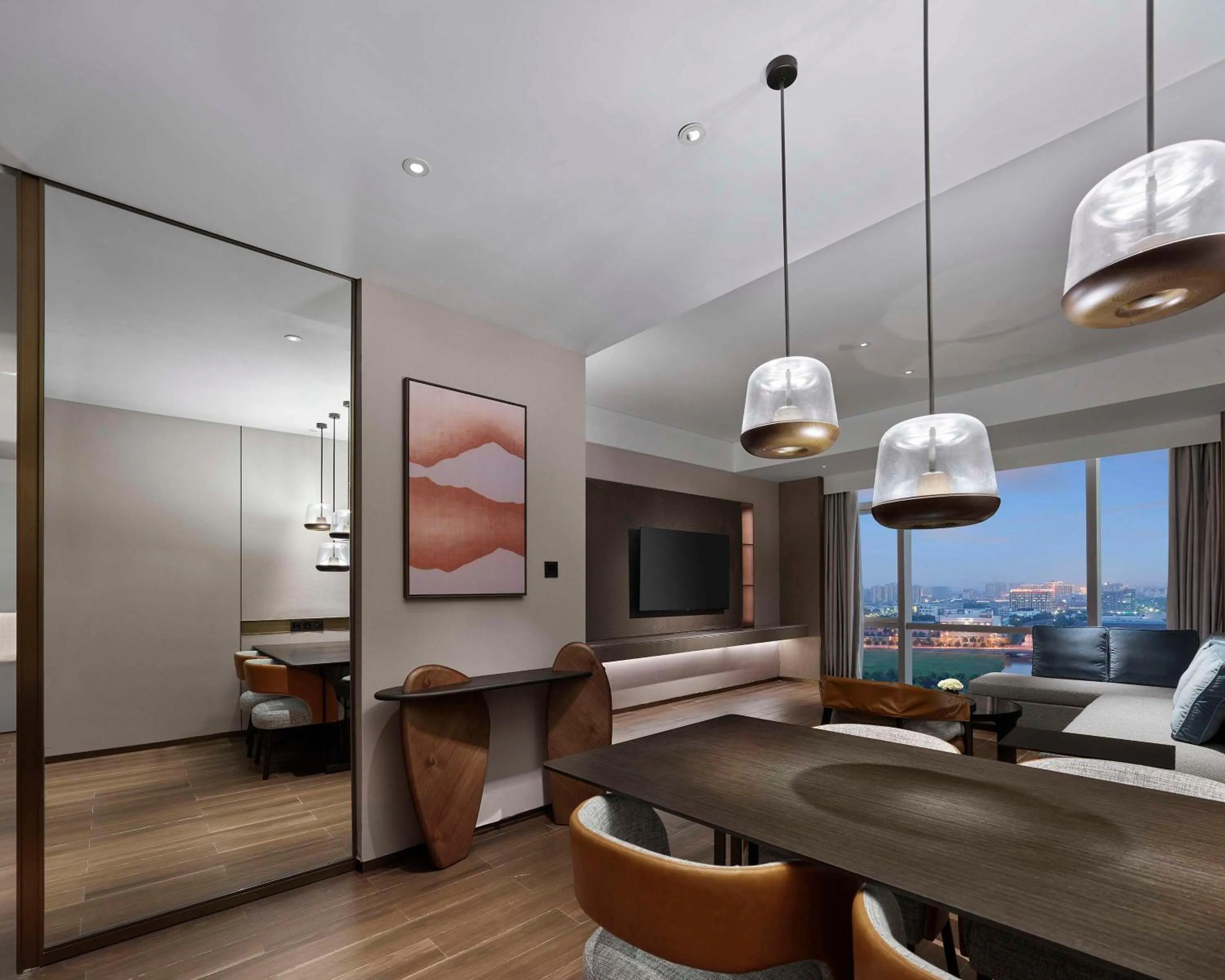 Photo of the whole room in Hyatt Regency Shanghai Songjiang