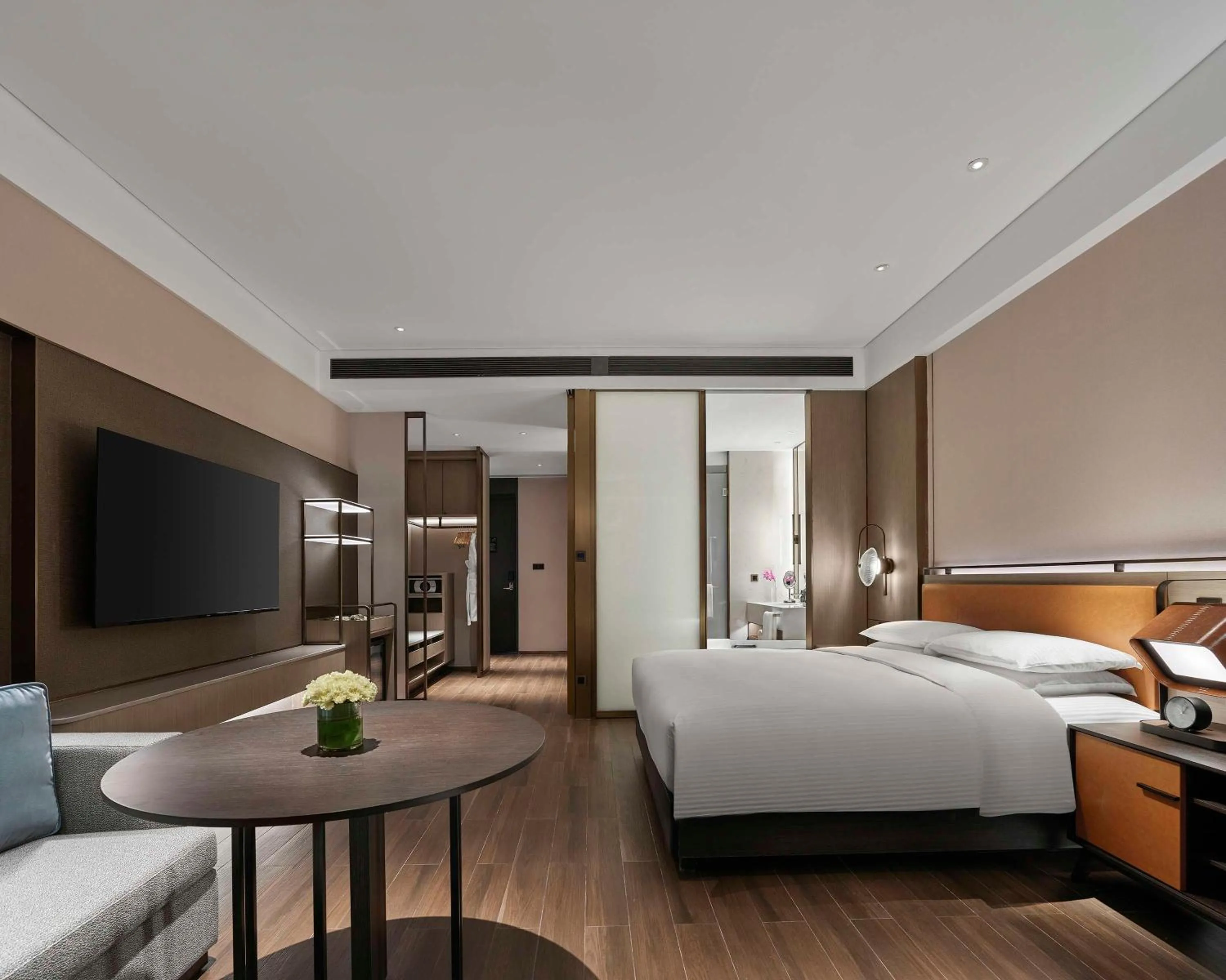 Bedroom, Bed in Hyatt Regency Shanghai Songjiang