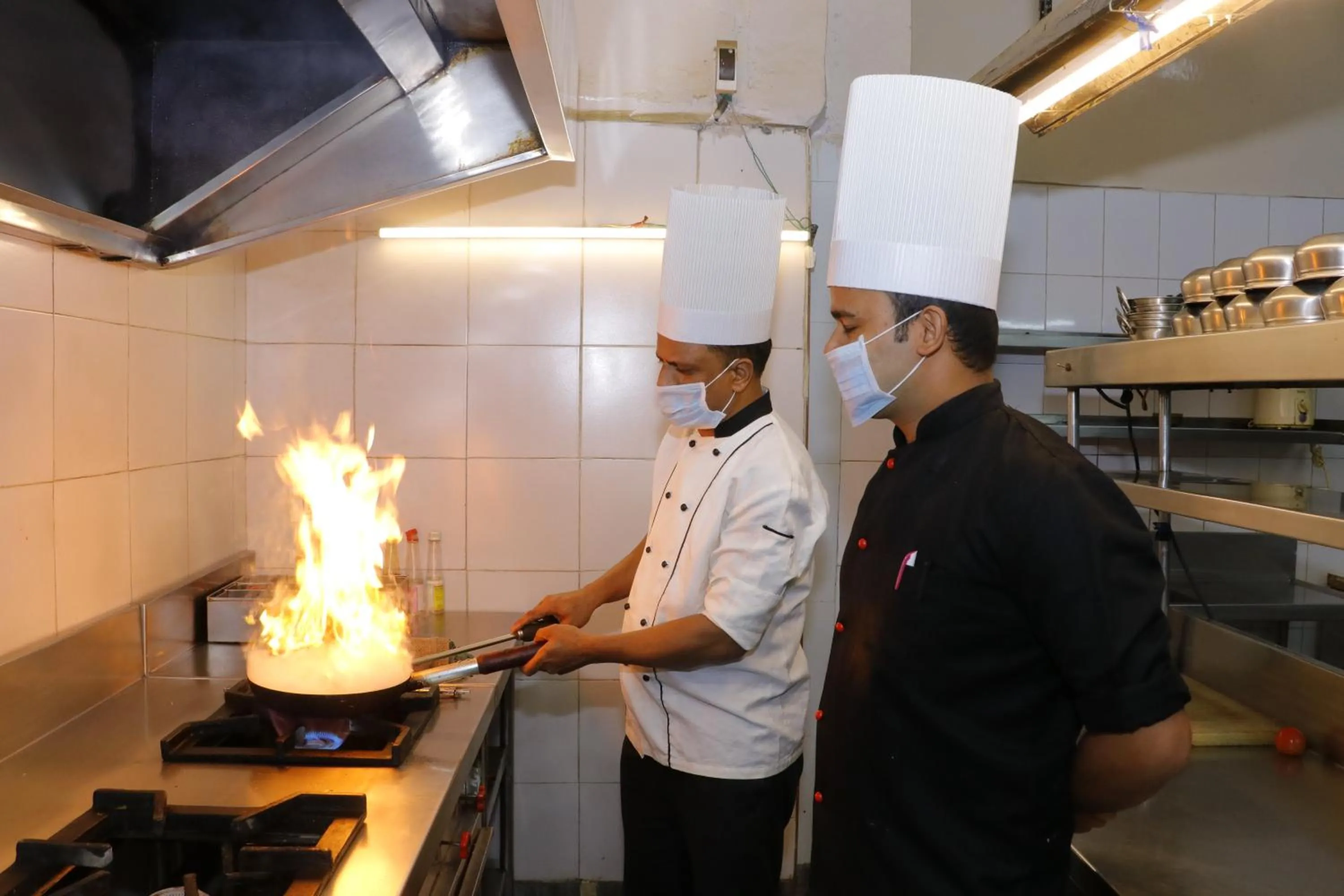 Kitchen or kitchenette in Hotel S C Residency