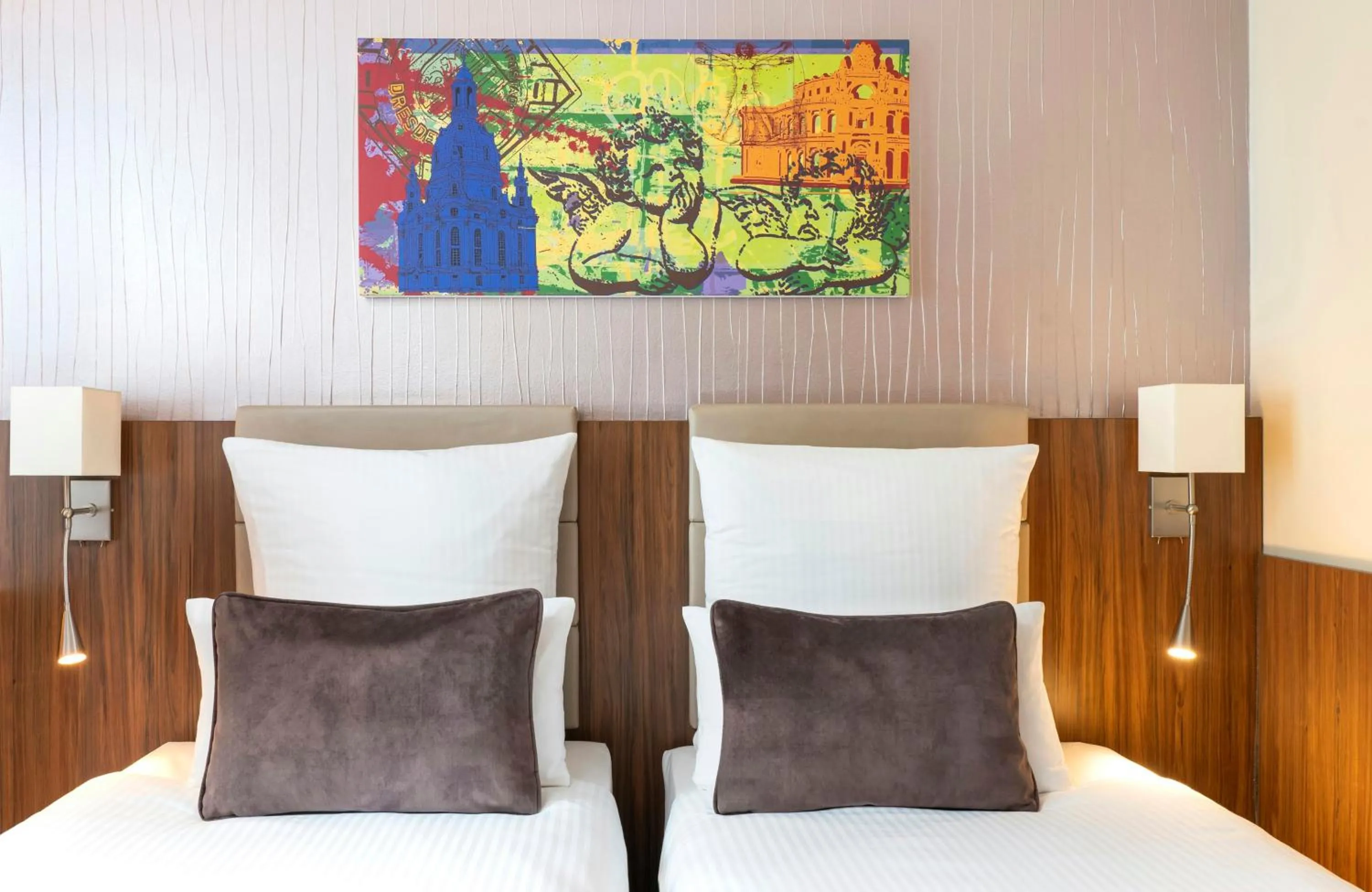 Photo of the whole room, Bed in Leonardo Hotel Dresden Altstadt