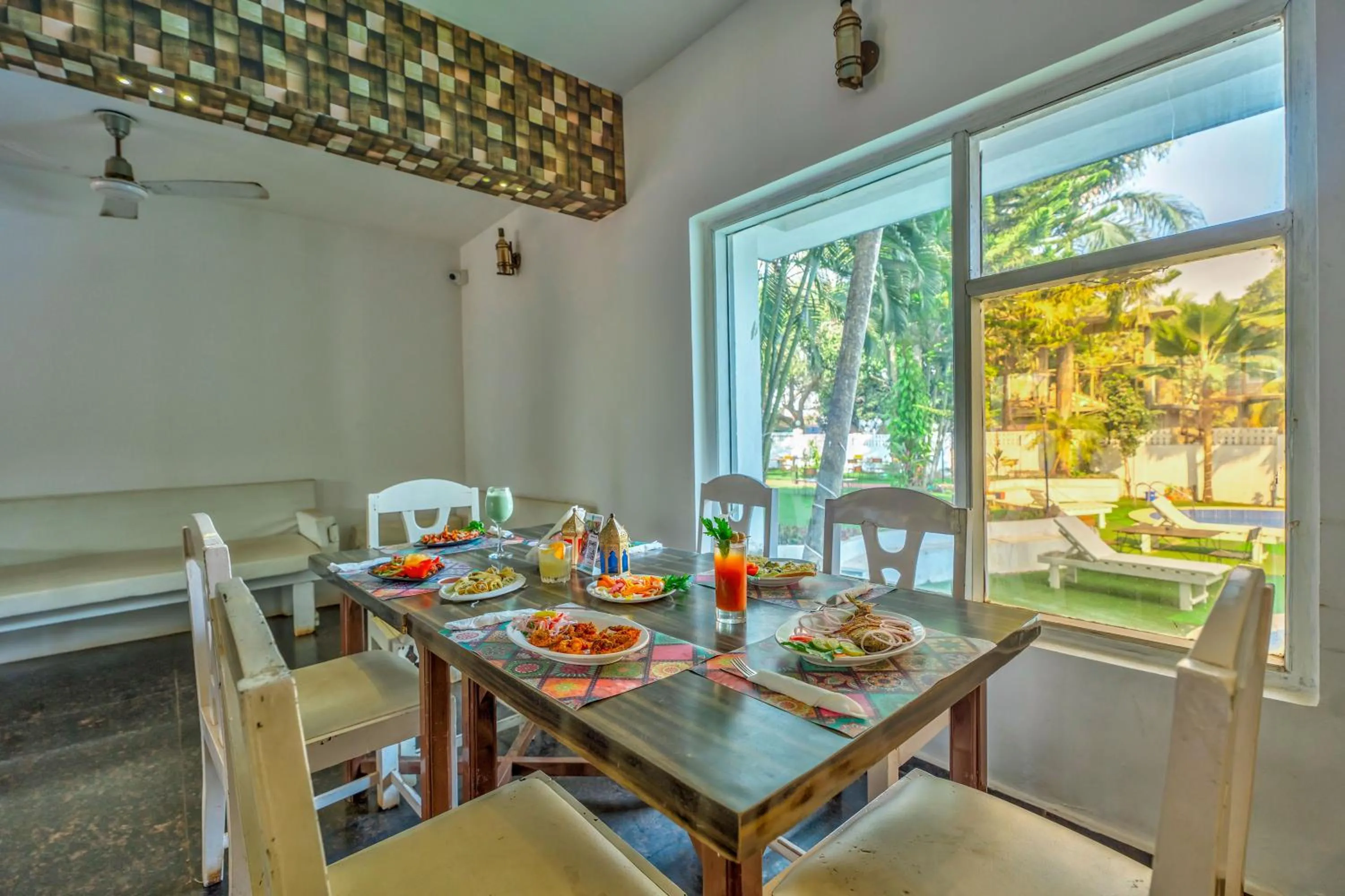 Patio in The Boho, Vagator Beach Goa Near Thalassa