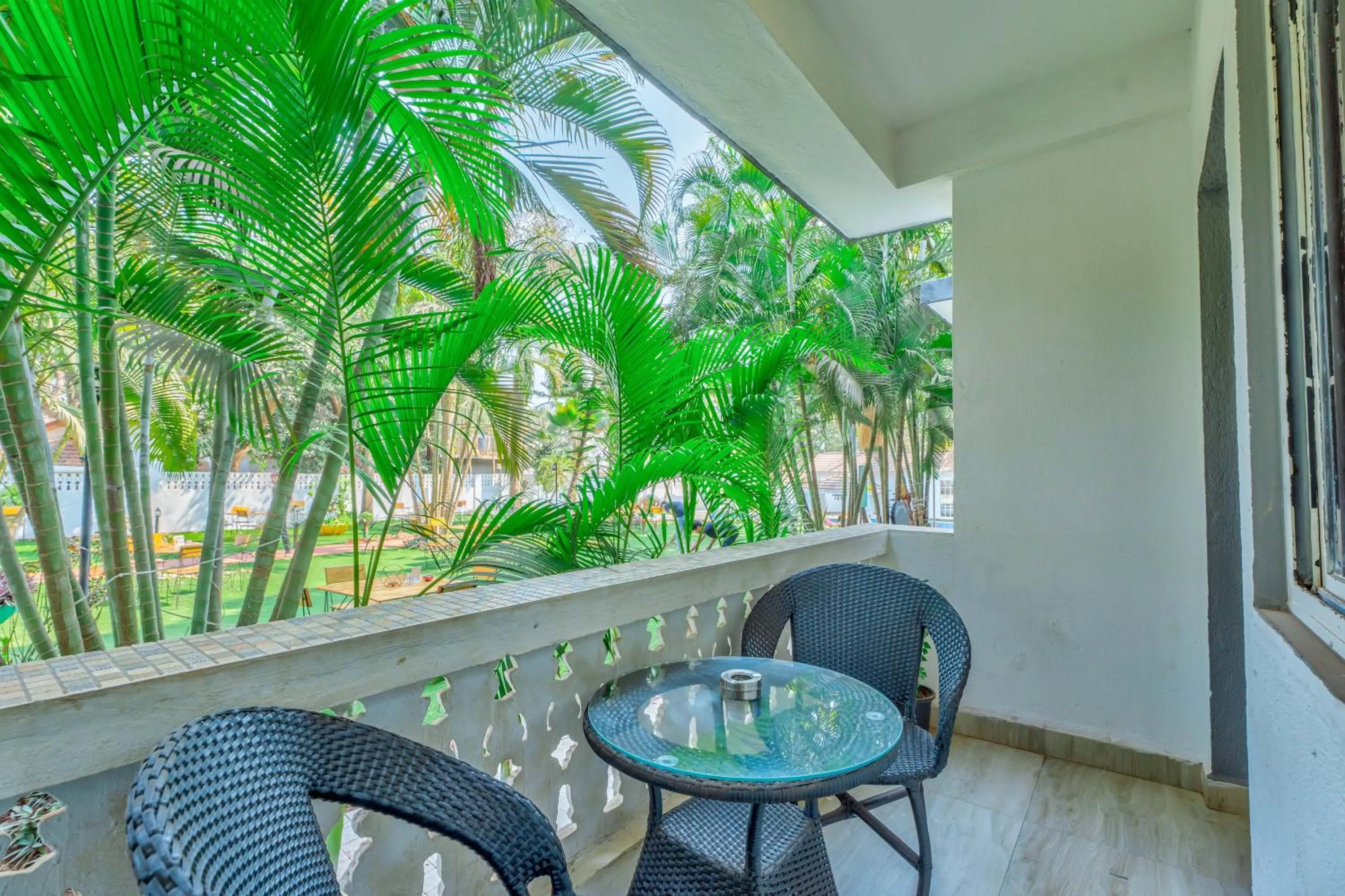 Patio in The Boho, Vagator Beach Goa Near Thalassa