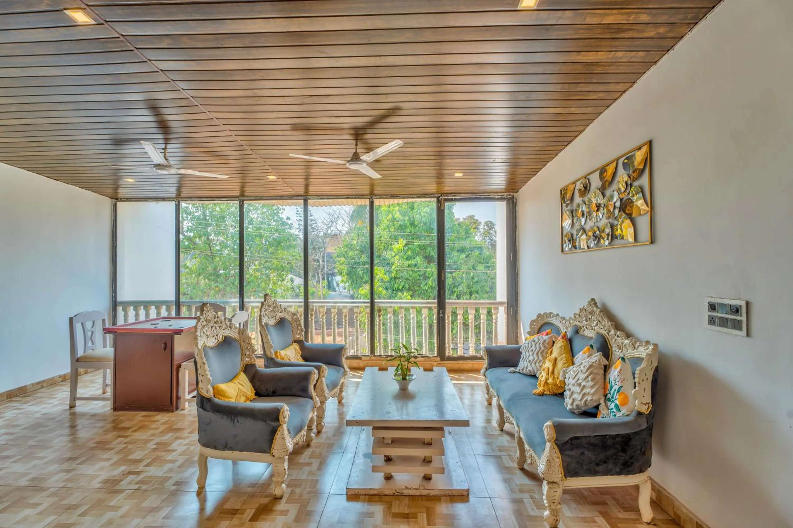 Patio in The Boho, Vagator Beach Goa Near Thalassa