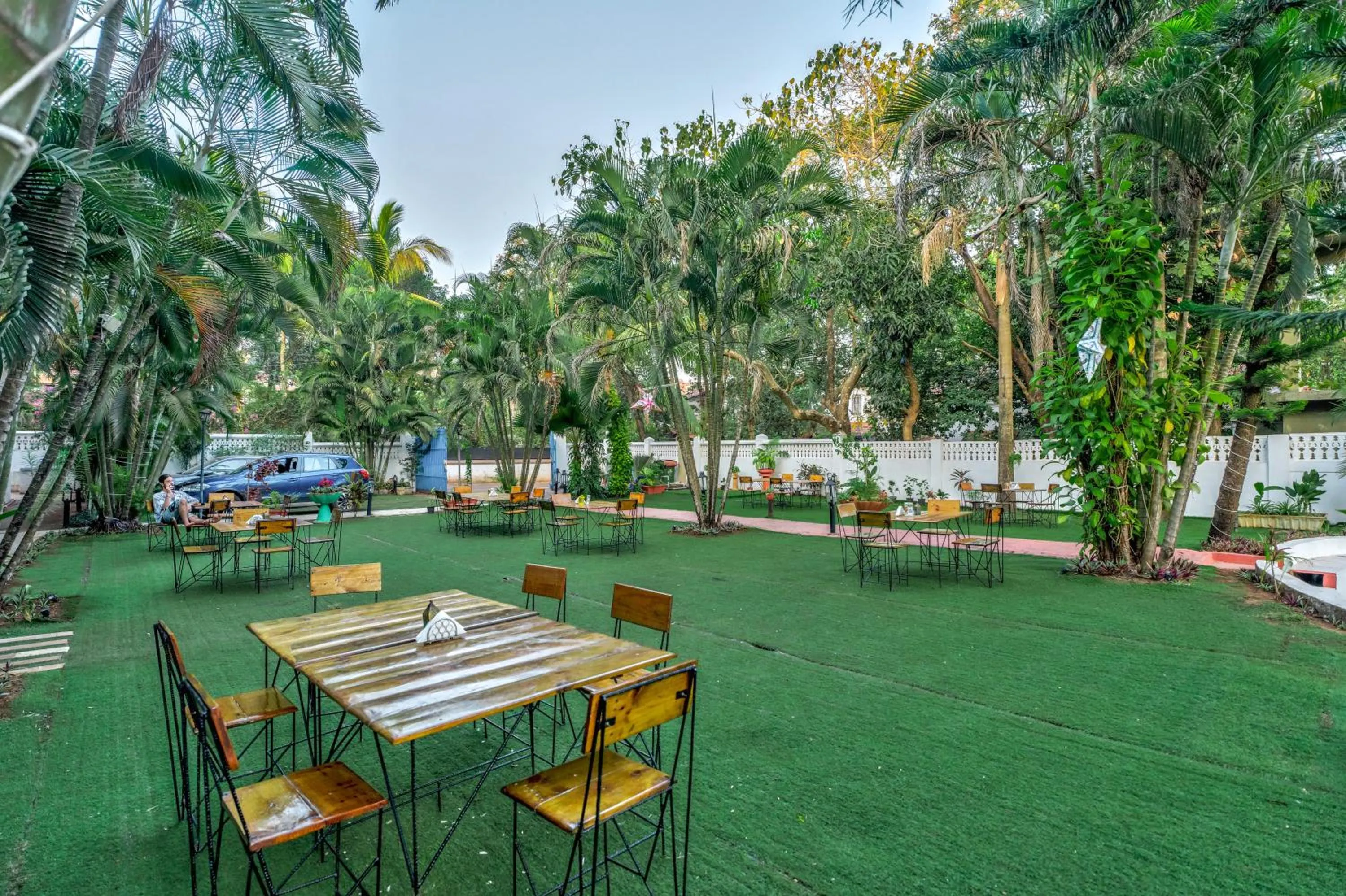 Garden in The Boho, Vagator Beach Goa Near Thalassa