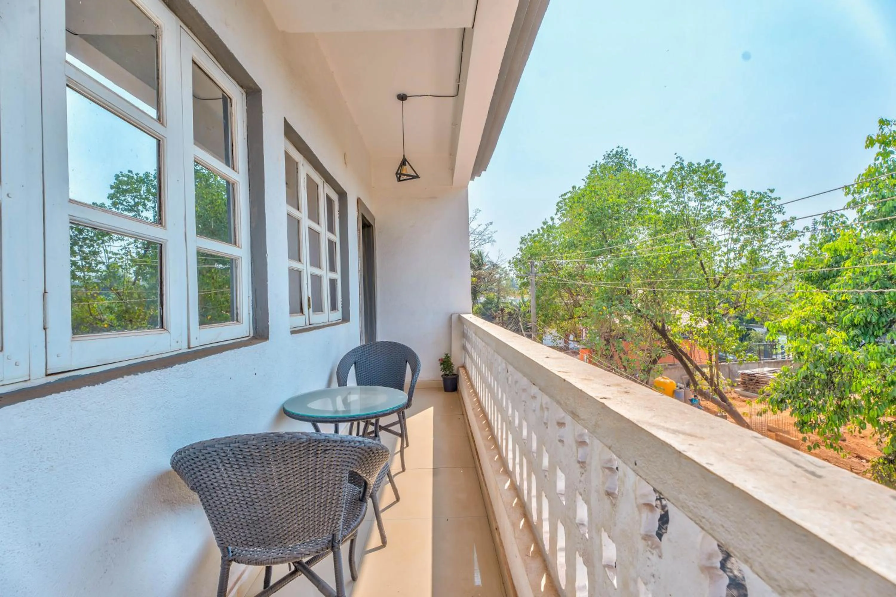 Patio in The Boho, Vagator Beach Goa Near Thalassa